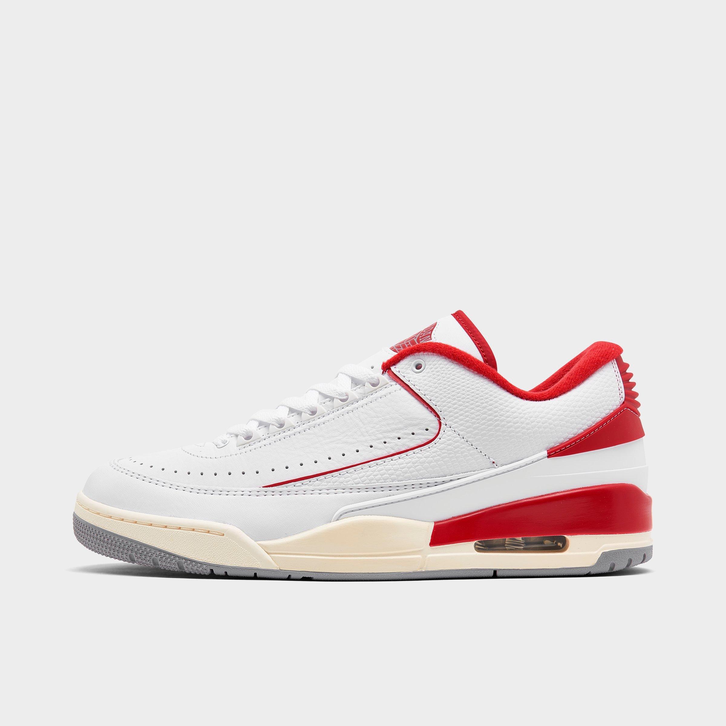Shop Nike Jordan Air 2/3 Casual Shoes In White/varsity Red/sail/cement Grey