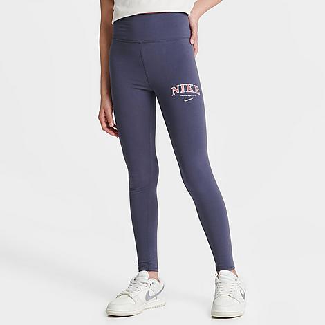 Nike Kids'  Girls' Sportswear Favorites High-waisted Leggings In Gridiron
