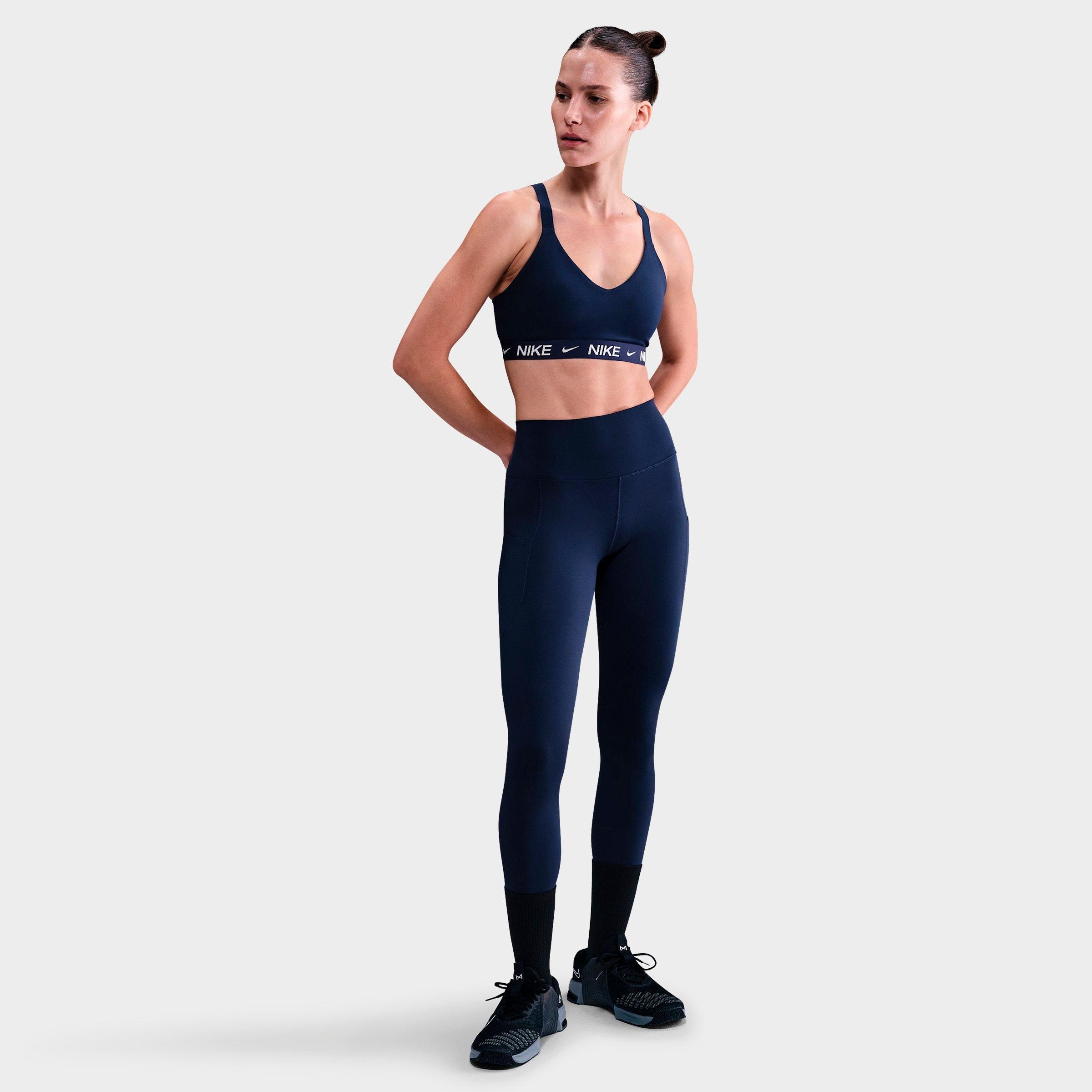 Nike Women's Dri-FIT Indy Medium Support Sports Bra in Midnight Navy Size: XS