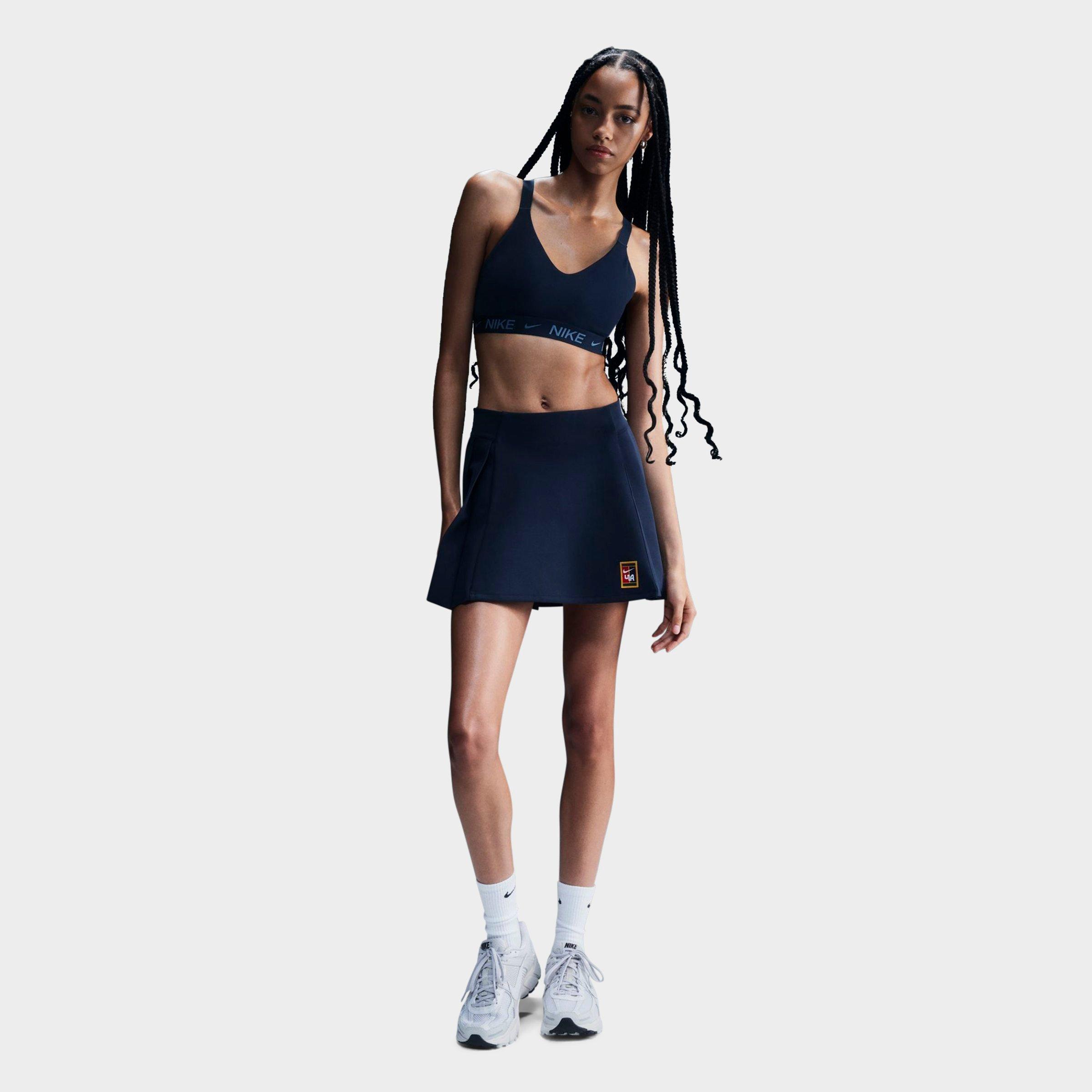 Nike Women's Dri-FIT Indy Medium Support Sports Bra in Armory Navy Size: 2XS