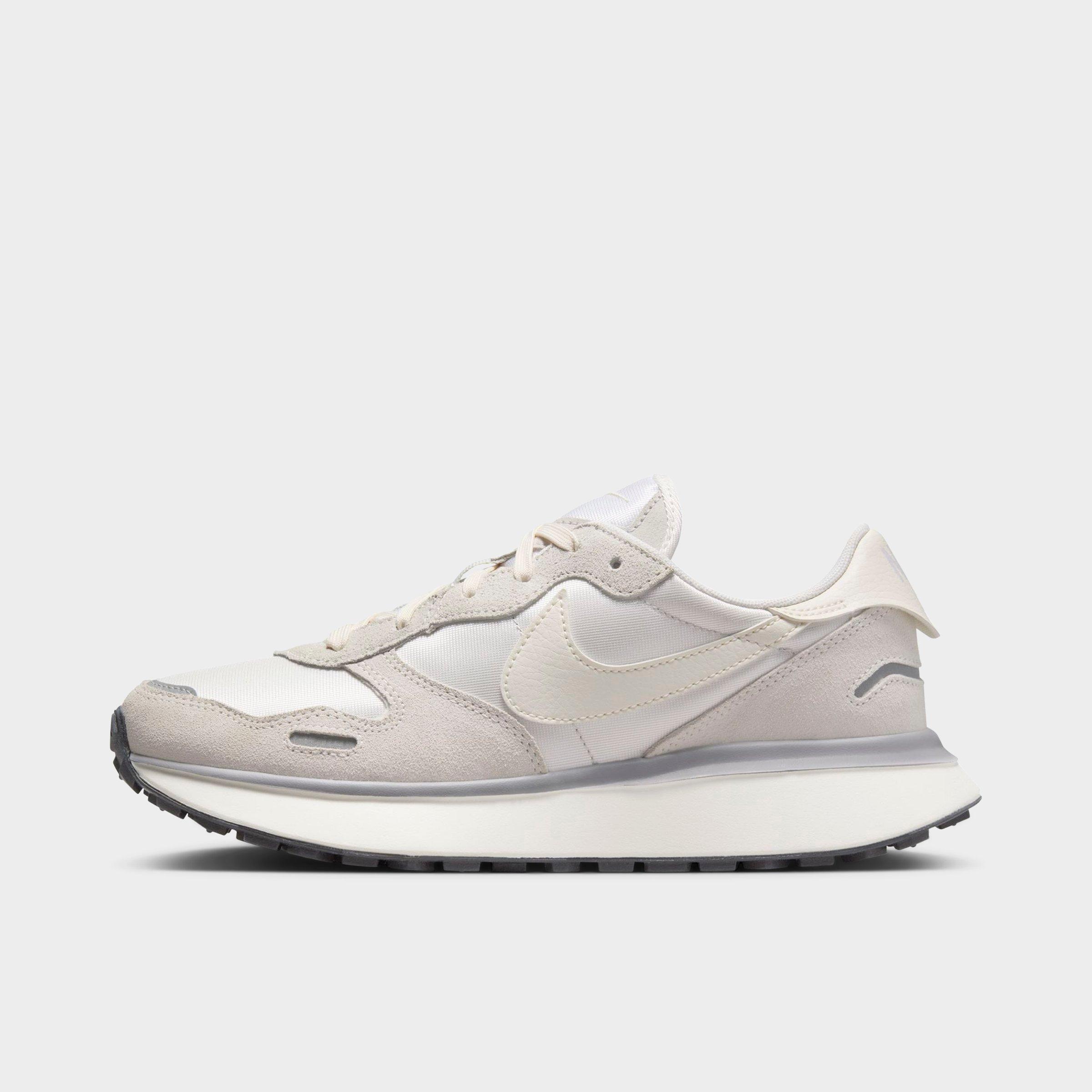 Shop Nike Women's Phoenix Waffle Casual Shoes In Platinum Tint/summit White/sail/pale Ivory