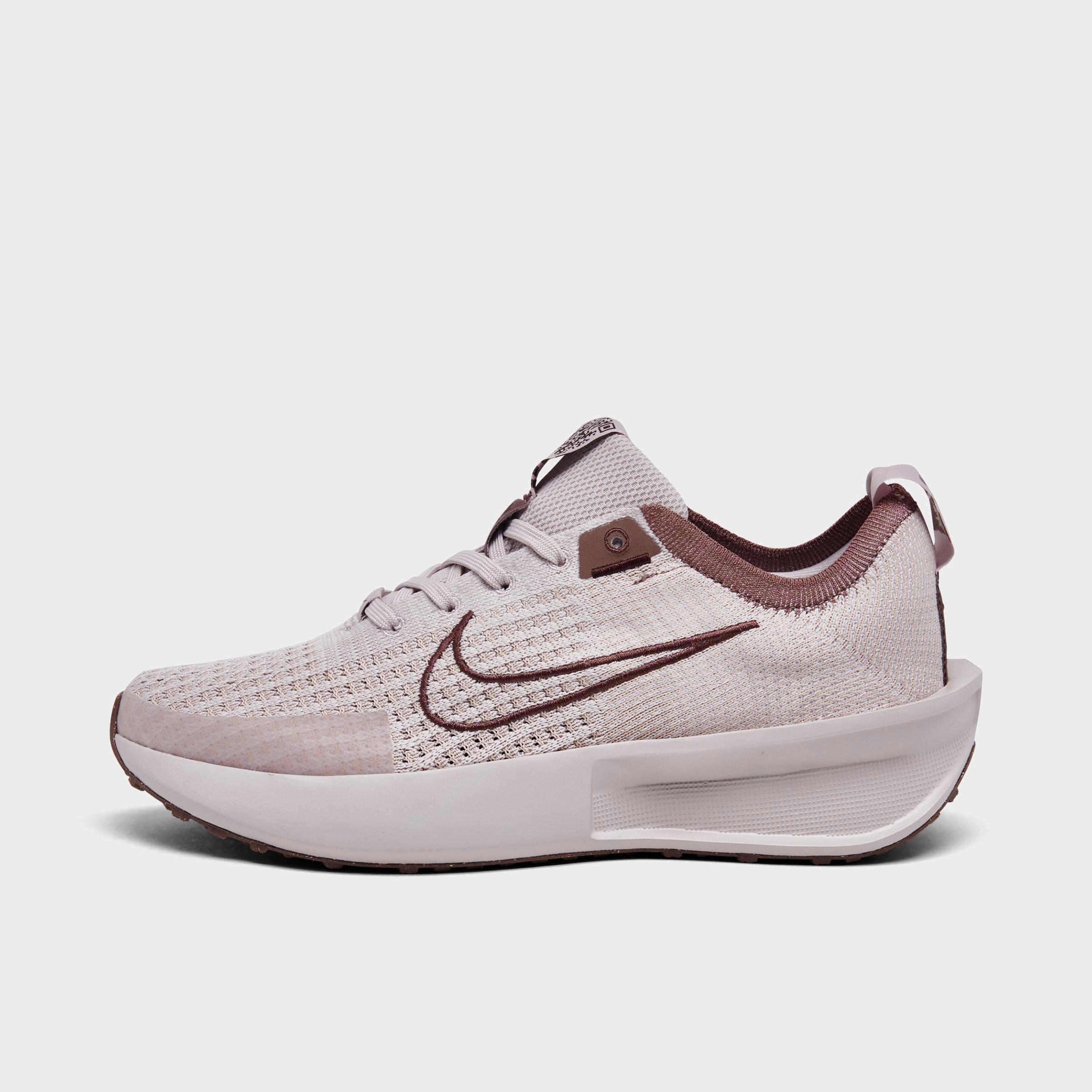 Nike React Infinity Run Flyknit Sneaker In Light Pink-black In Platinum Violet/smokey Mauve 