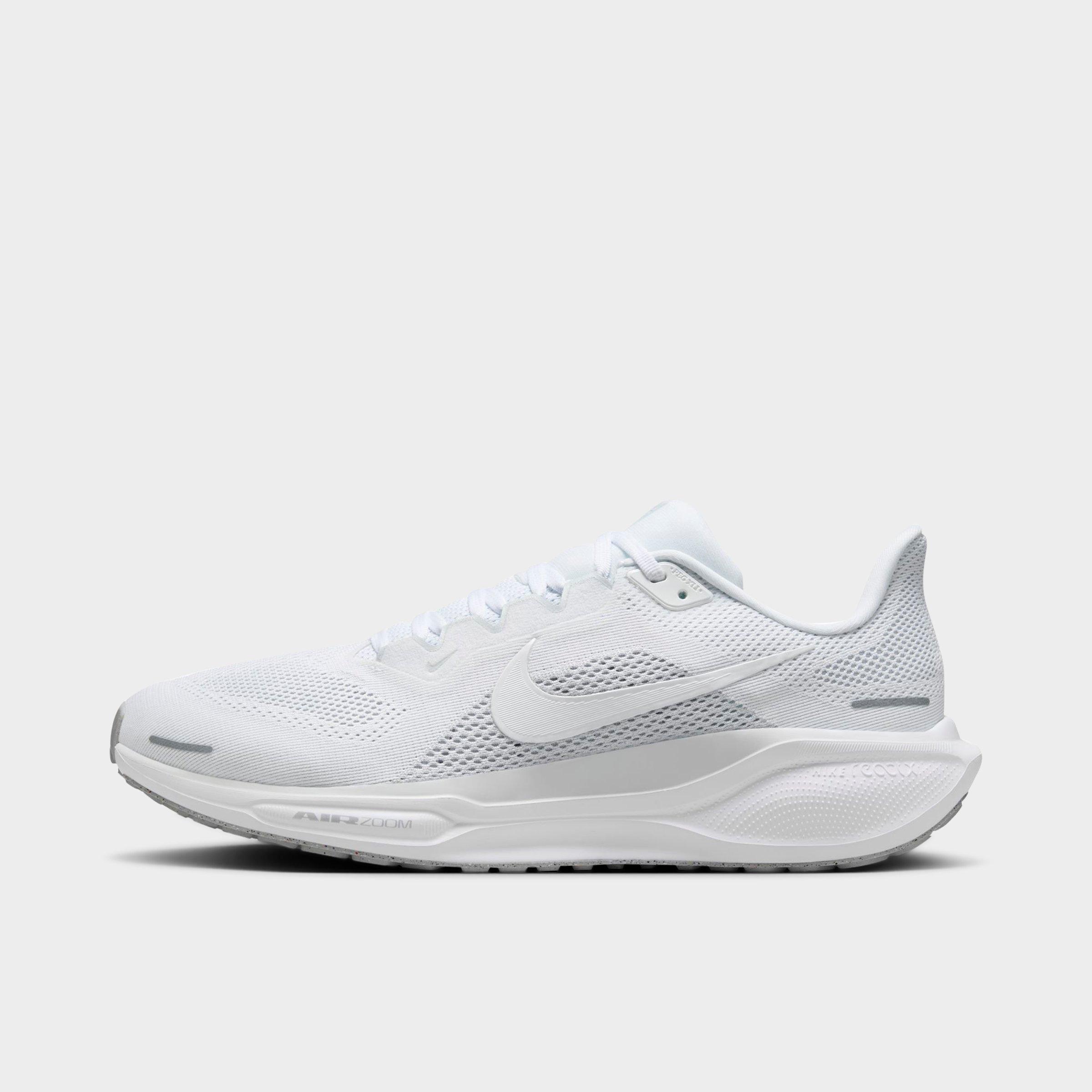 Nike Men's Pegasus 41 Running Shoes in White/White Size 9.0