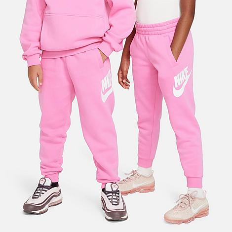 Shop Nike Kids' Club Fleece Jogger Pants In Playful Pink/white