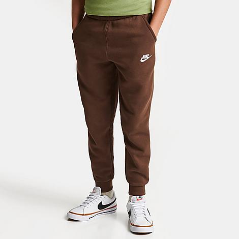 Nike Kids' Club Fleece Jogger Pants In Cacao Wow/white