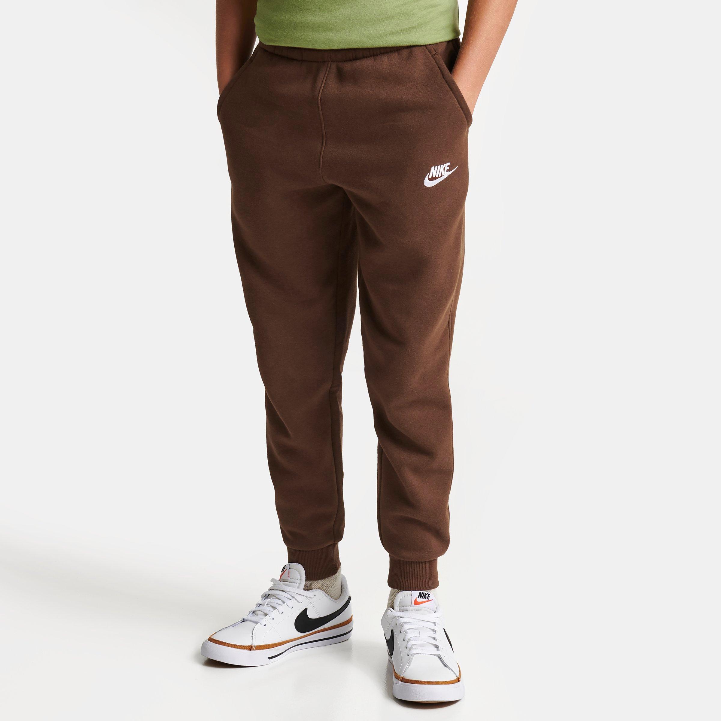 Nike Kids' Club Fleece Jogger Pants In Cacao Wow/white