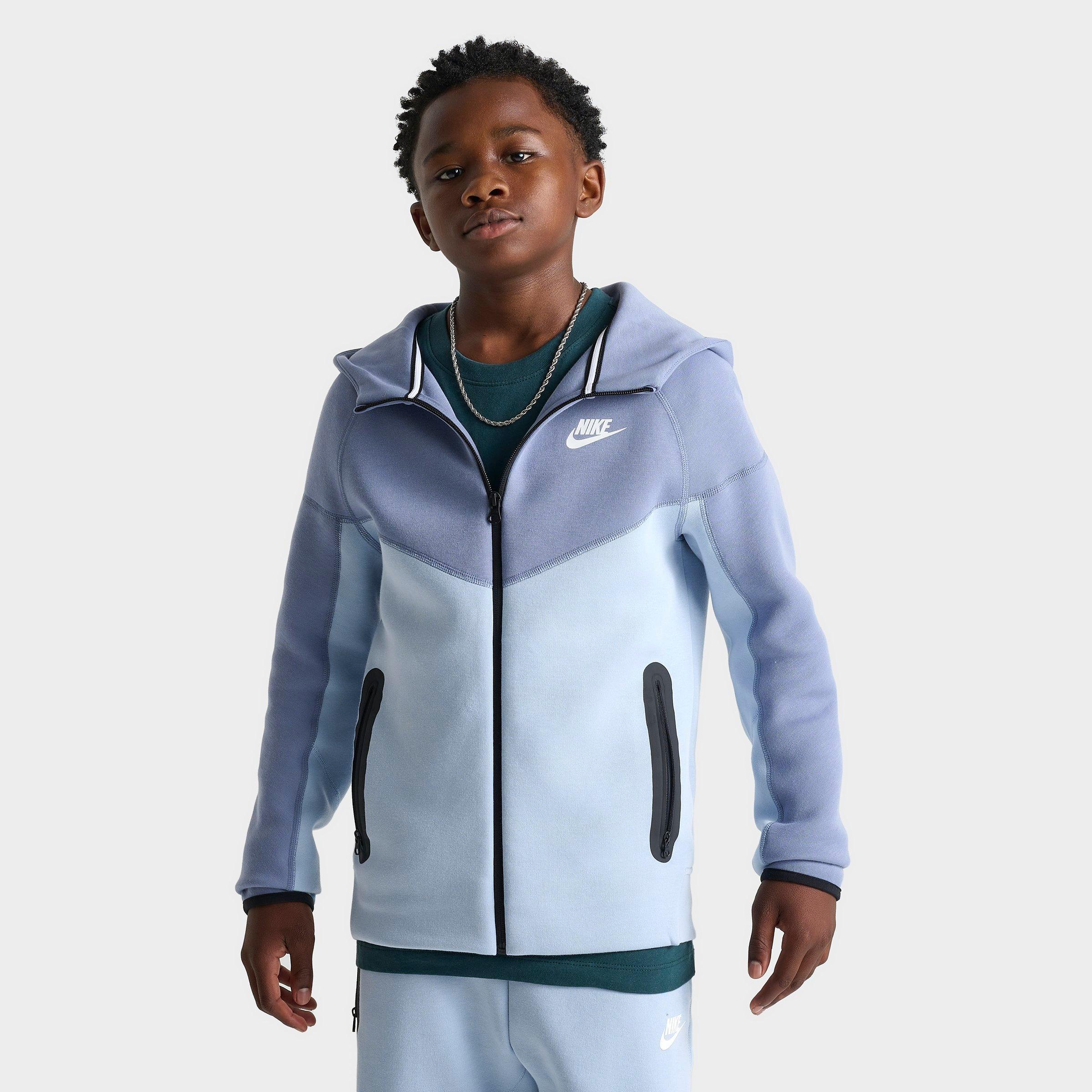 Shop Nike Boys' Sportswear Tech Fleece Full-zip Hoodie In Multi