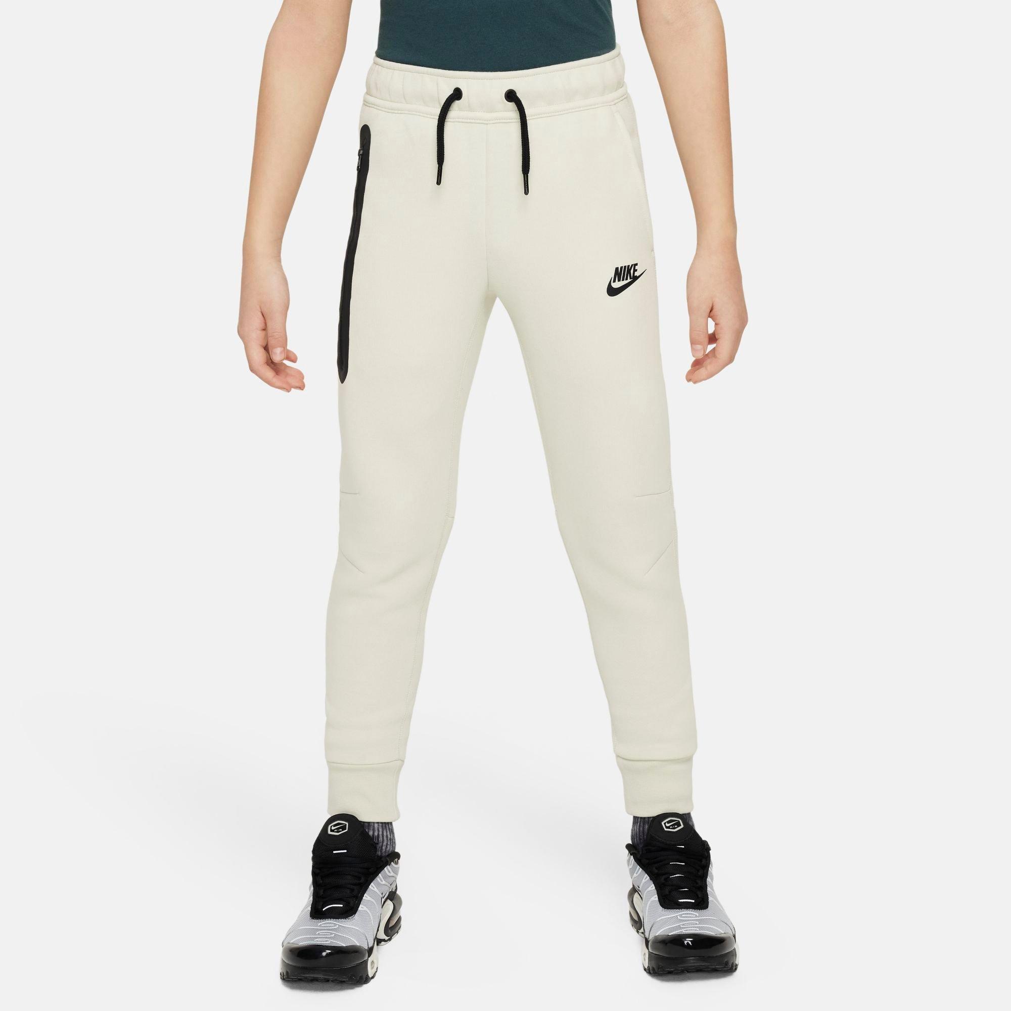 Shop Nike Boys' Sportswear Tech Fleece Jogger Pants In Sea Glass/black/black