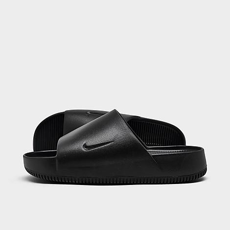 Nike Men's Calm Slide Sandals In Black/black