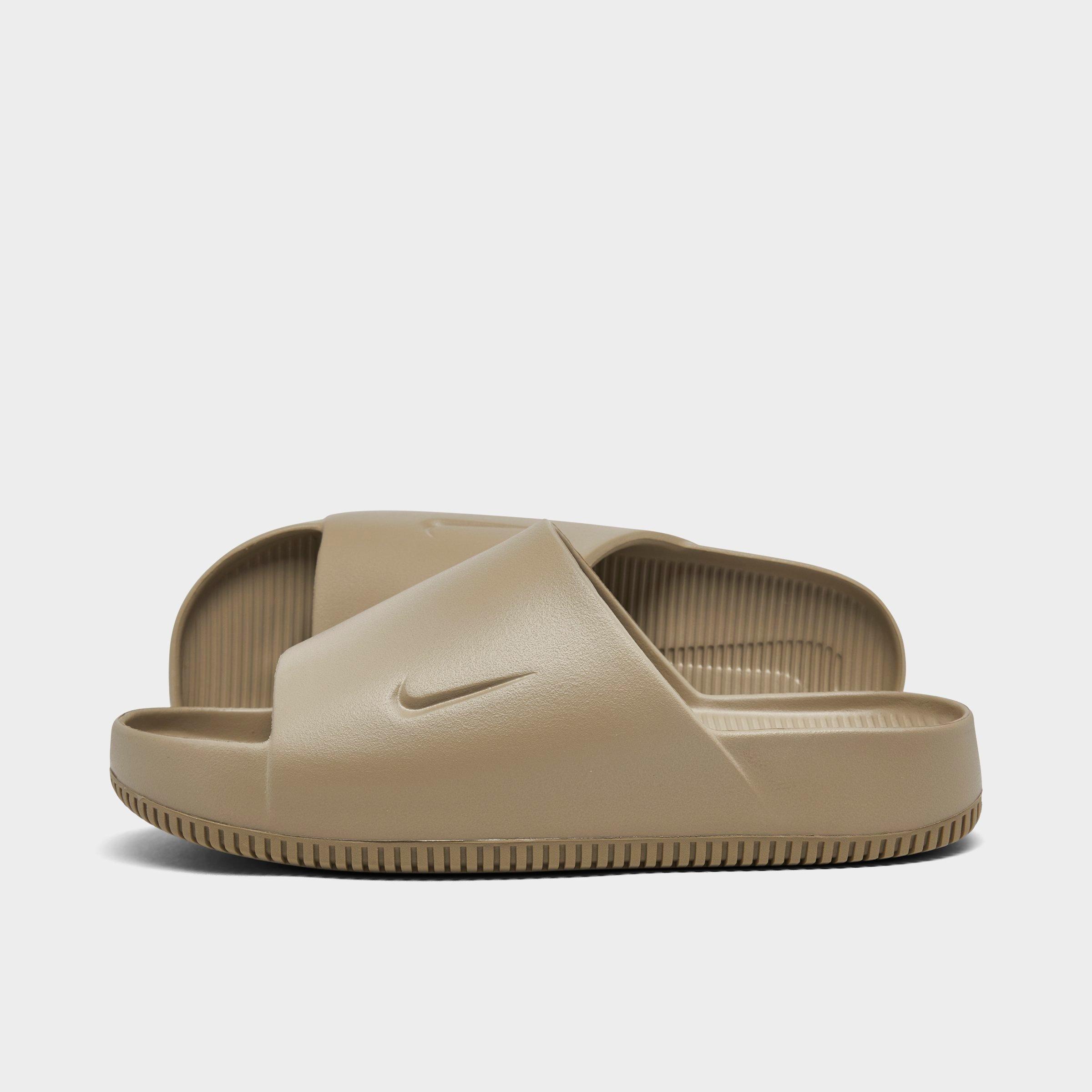 Nike Men's Calm Slide Sandals in Beige/Khaki Size 7
