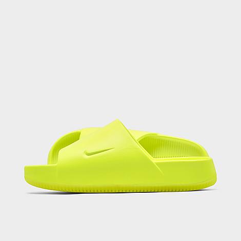 Shop Nike Men's Calm Slide Sandals In Volt/volt