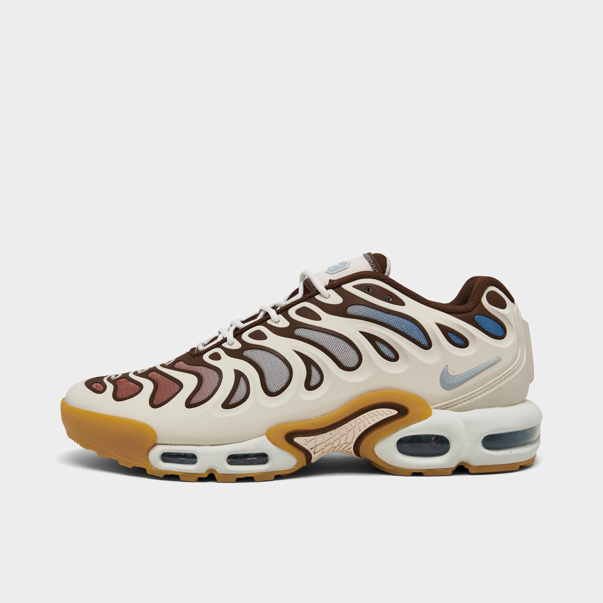 Shop Nike Men's Air Max Plus Drift Casual Shoes In Phantom/light Armory Blue/cacao Wow/sail