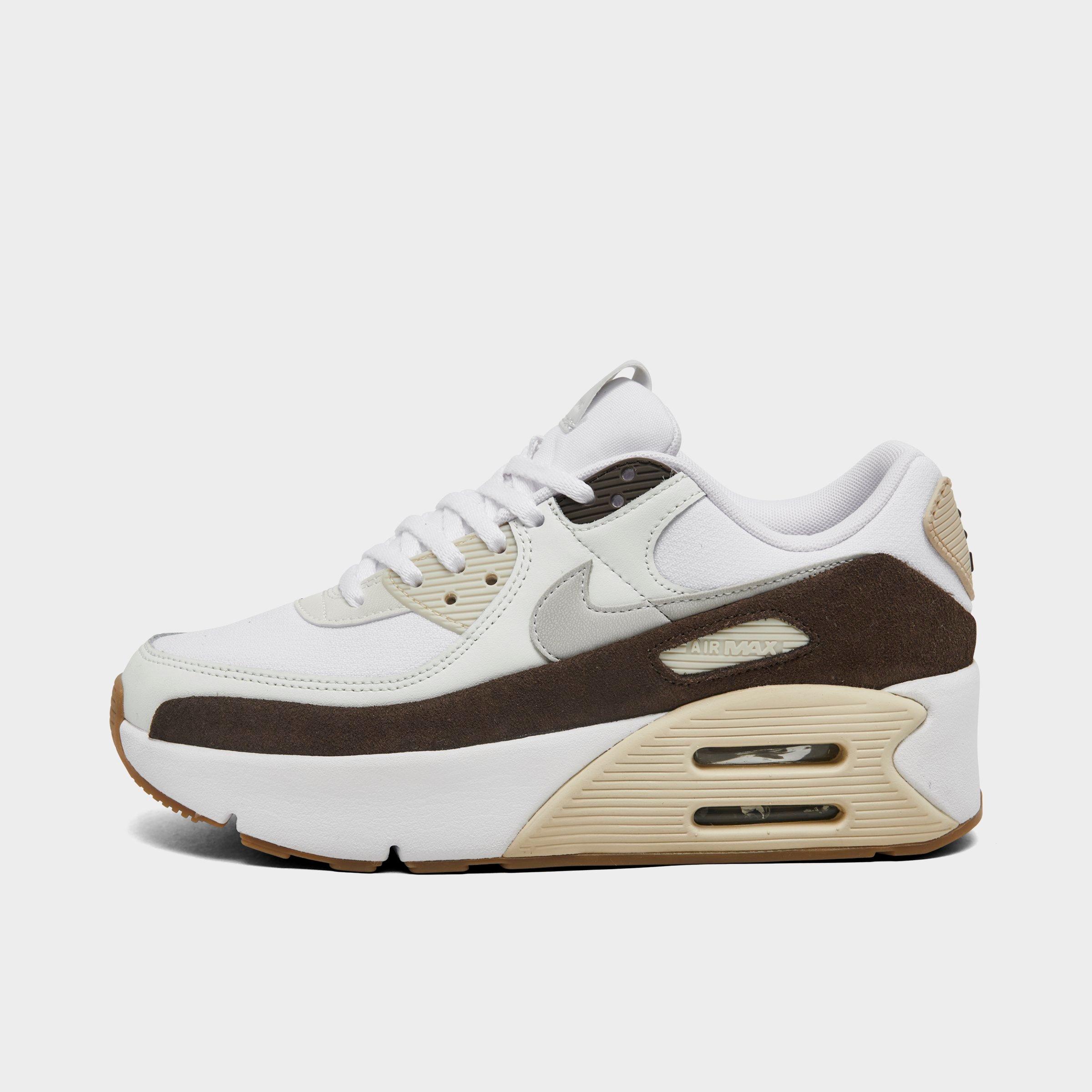 Nike Women's Air Max 90 LV8 Casual Shoes in White/White Size 9.0 Leather/Suede