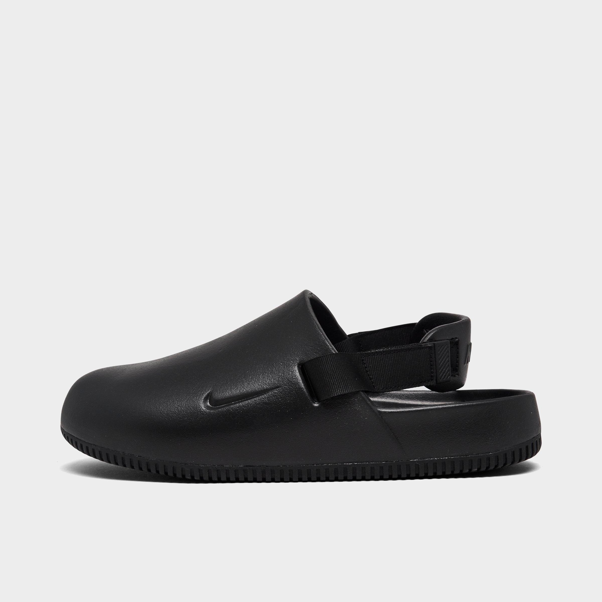 Shop Nike Men's Calm Mule Sandals In Black/black