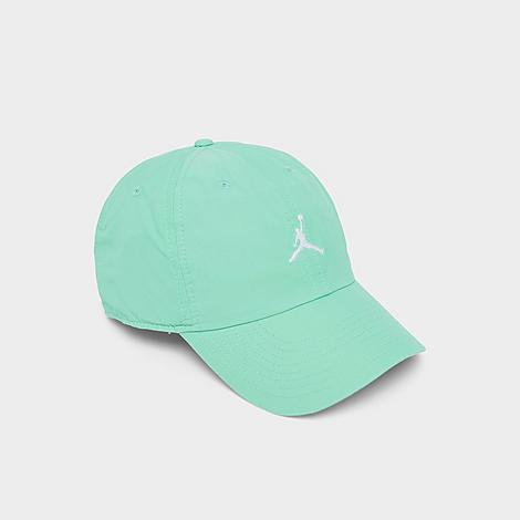 Nike Jordan Club Unstructured Strapback Hat Size Large/x-large Cotton/nylon In Blue