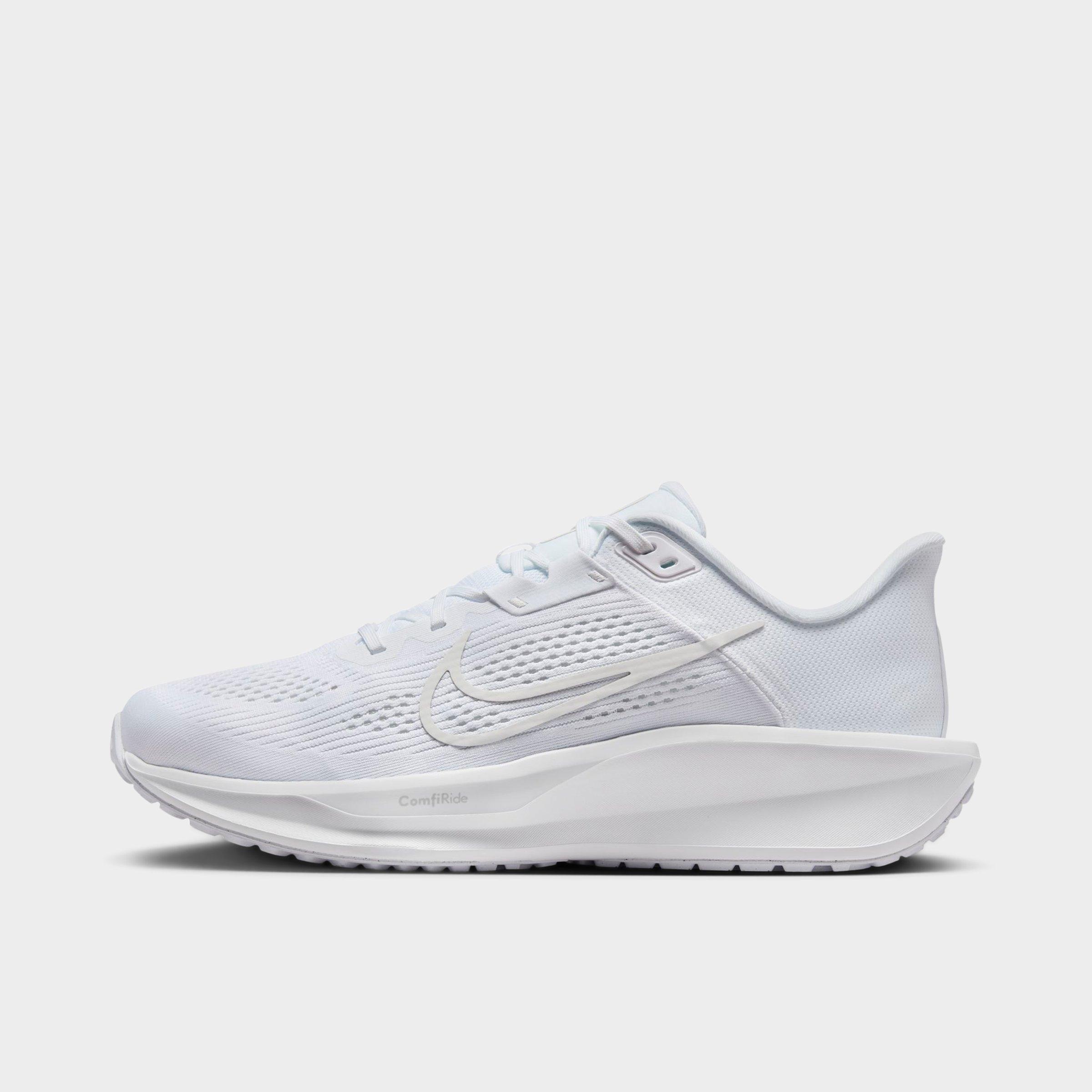 Nike Men's Quest 6 Running Shoes in White/White/Platinum Tint Size: 7.0
