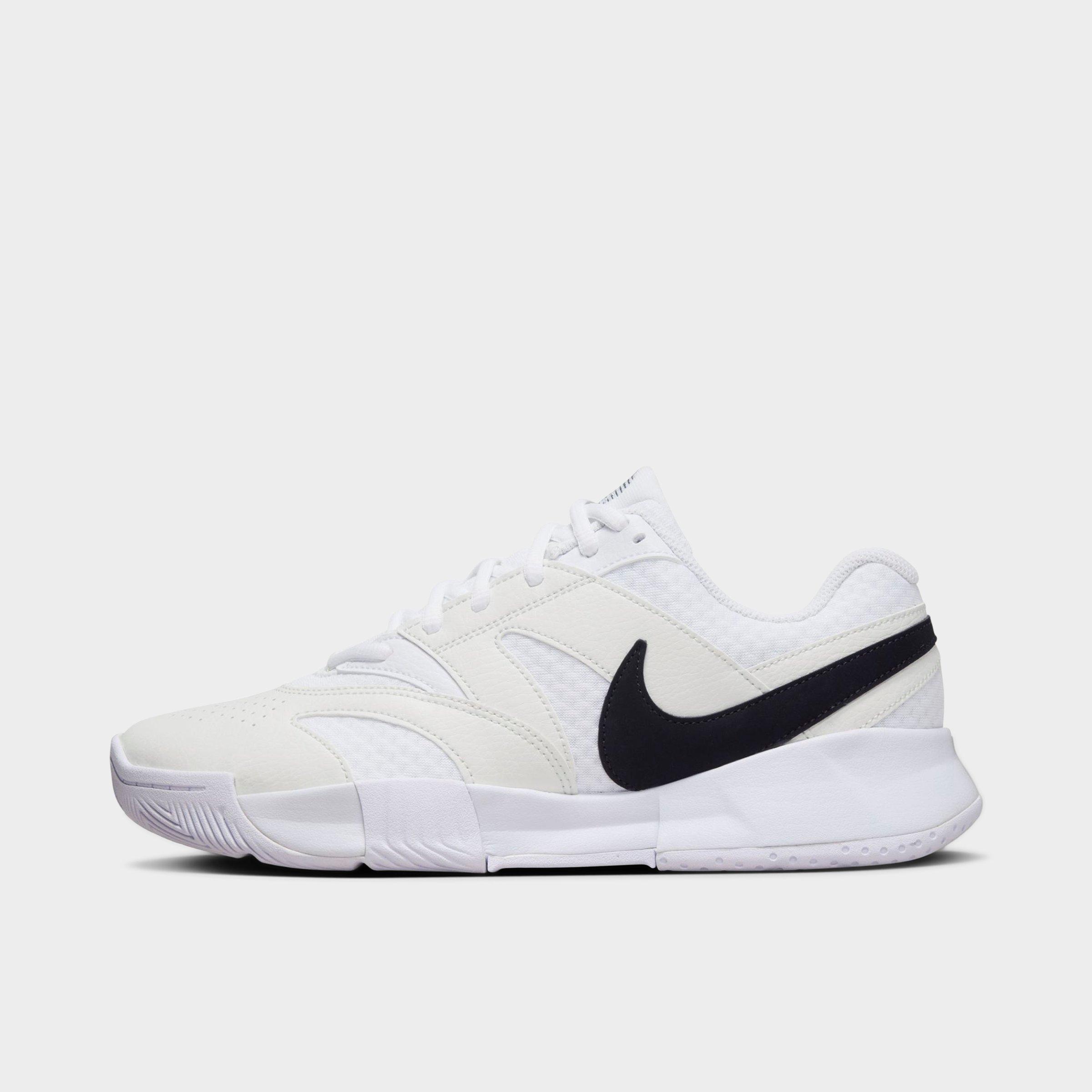 Nike Women's Court Lite 4 Tennis Shoes in White/Black/Summit White Size: 5.0