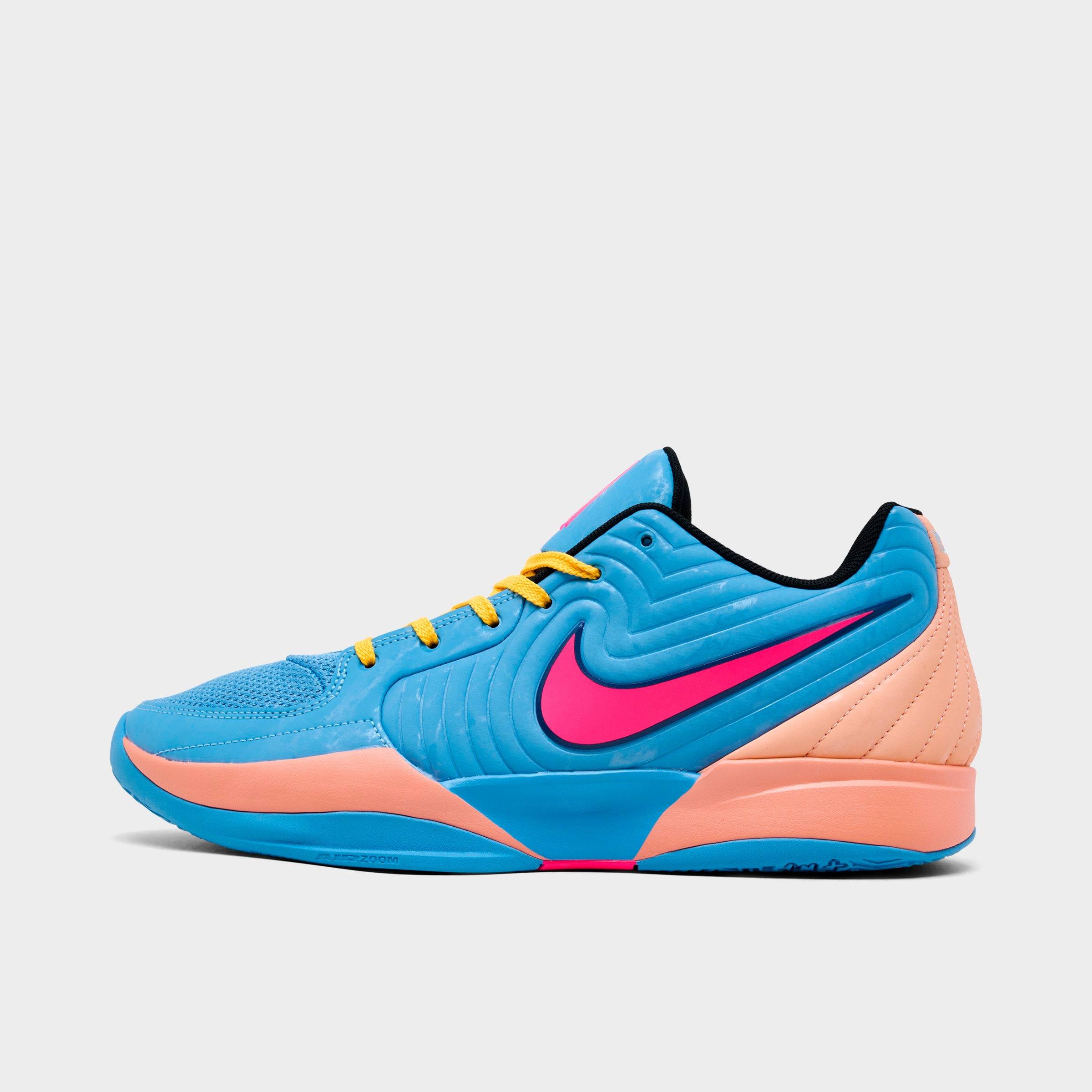 Nike Men's Ja 2 Basketball Shoes in Blue Beyond/Celestial Gold/Apricot Agate Size: 7.5