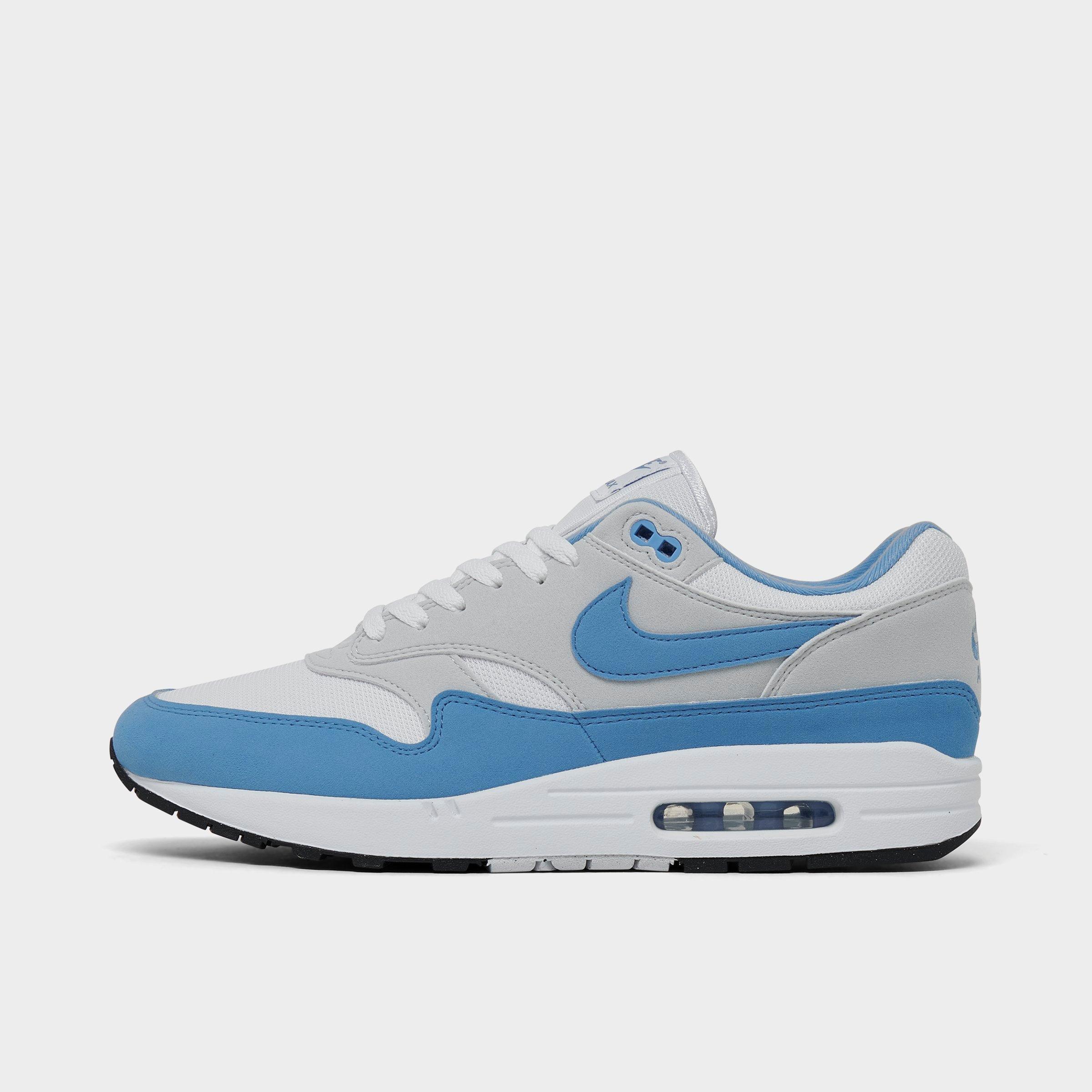 Nike Air Max 1 Sneakers White / Photon Dust / University Blue In White/university Blue/photon Dust/black
