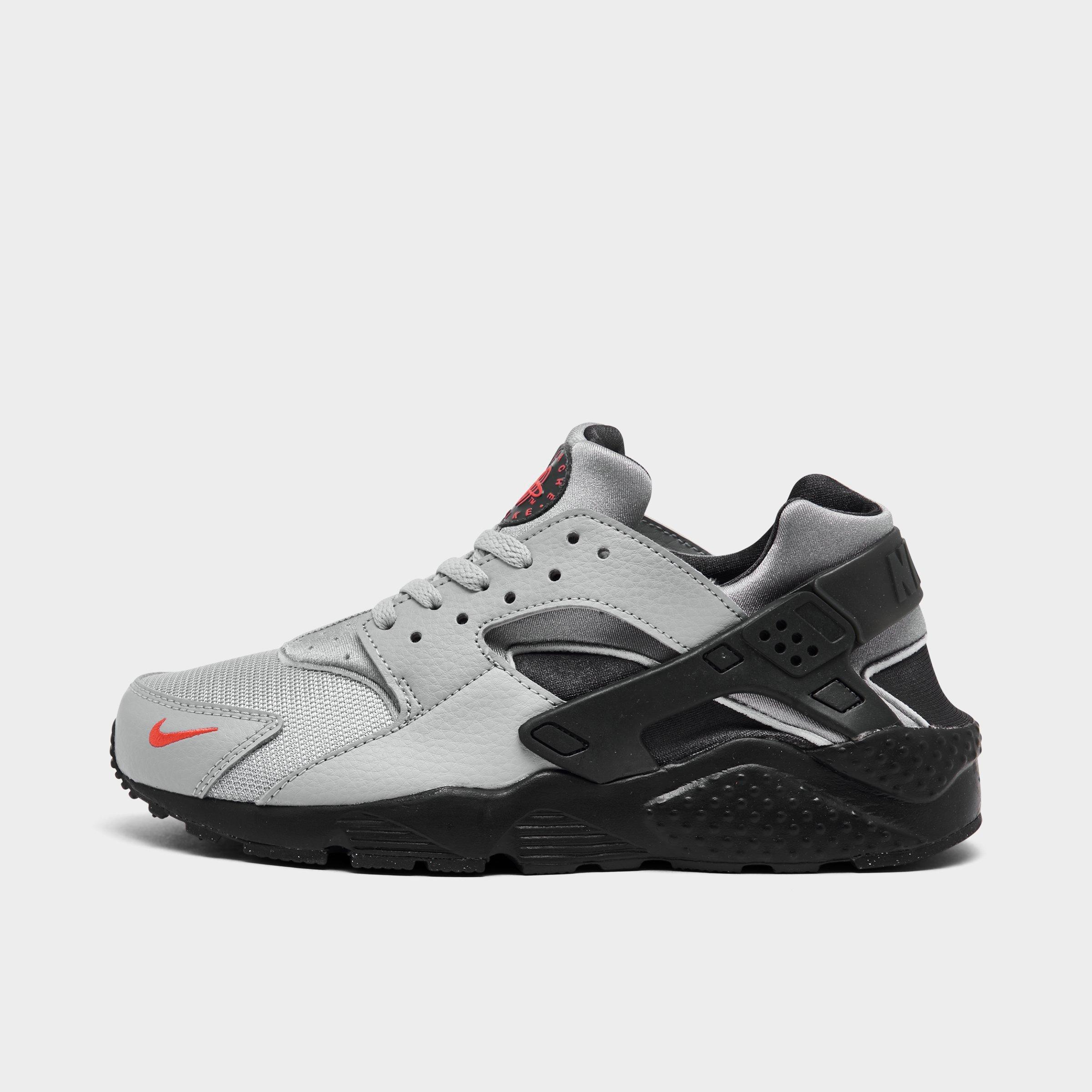 Nike Big Kids Huarache Run Se Casual Shoes In Wolf Grey crimson anthracite black ModeSens