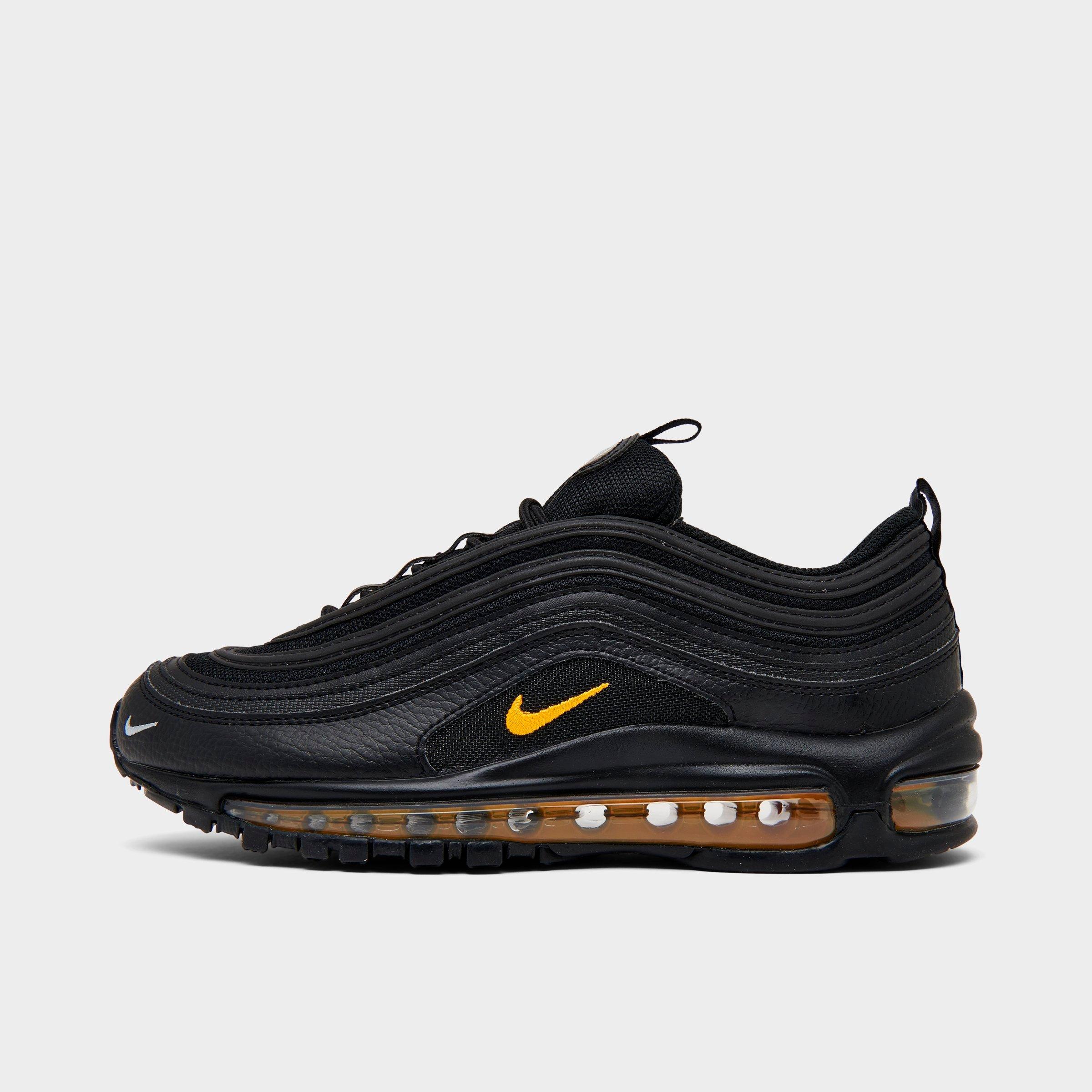 Nike Big Kids Air Max 97 Casual Shoes In Black university Gold wolf Grey ModeSens