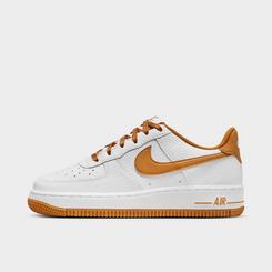 Nike Air Force 1 Big Kids' Shoes in White - ShopStyle