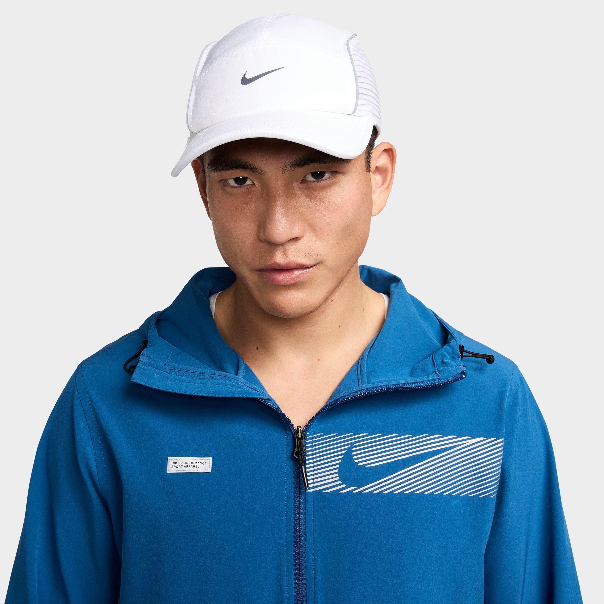 Nike Dri-FIT ADV FLY Unstructured Drawcord Hat in White/White Size Large/X-Large 100% Polyester