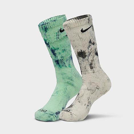 Nike Everyday Plus Dyed Cushioned Crew Socks (2-pack) In Multicolor