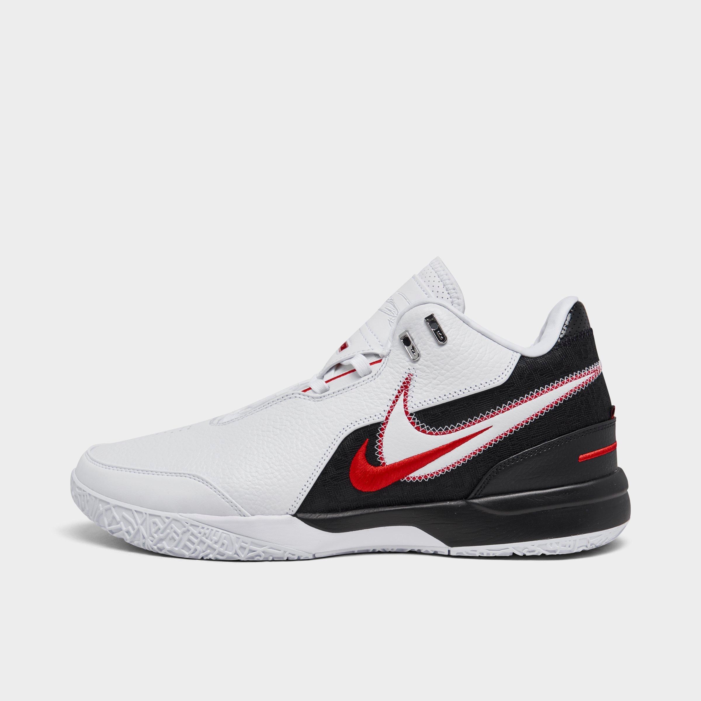 Nike Lebron Nxxt Gen Ampd Basketball Shoes In White/black/university Red