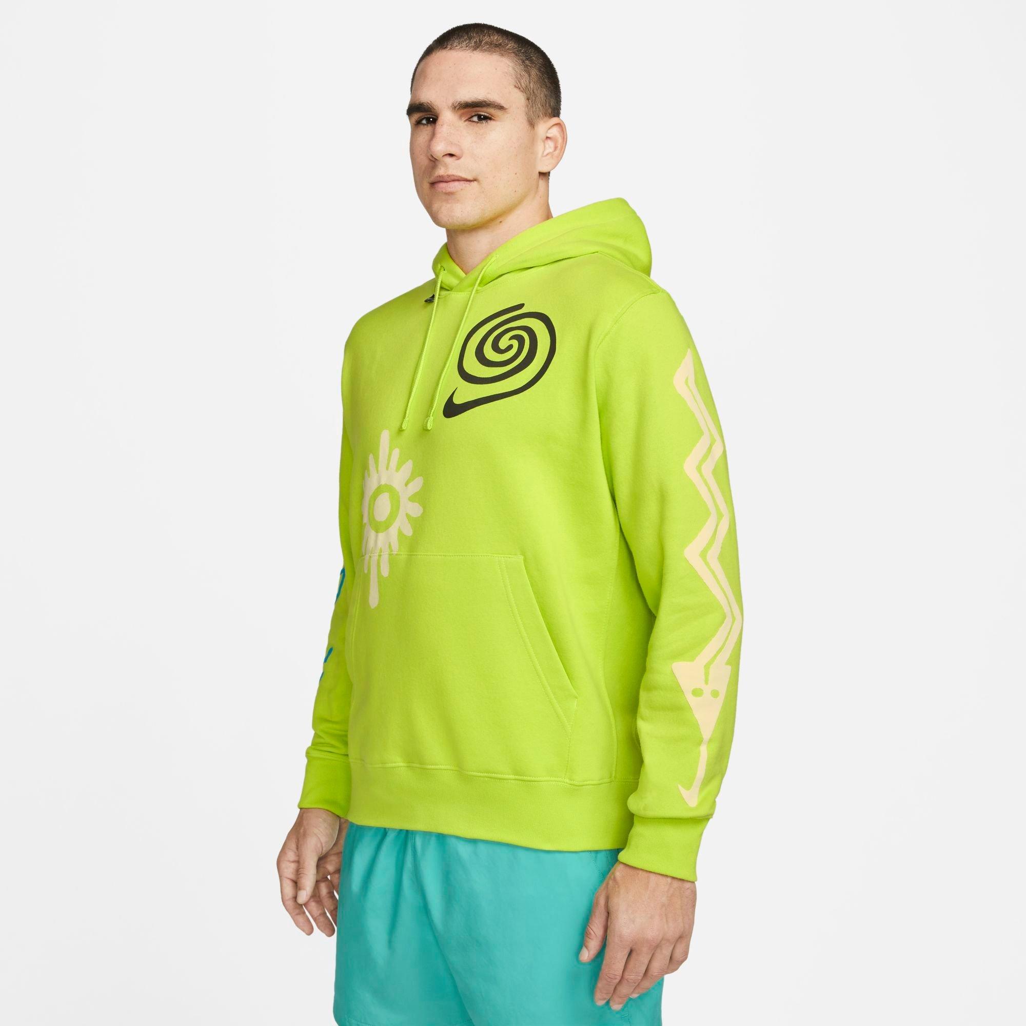 Nike Men's Sportswear Club Fleece Jdi Graphic Hoodie Cyber | ModeSens