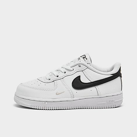 Nike Babies' Force 1 Low Se Little Kids' Shoes In White/black/white