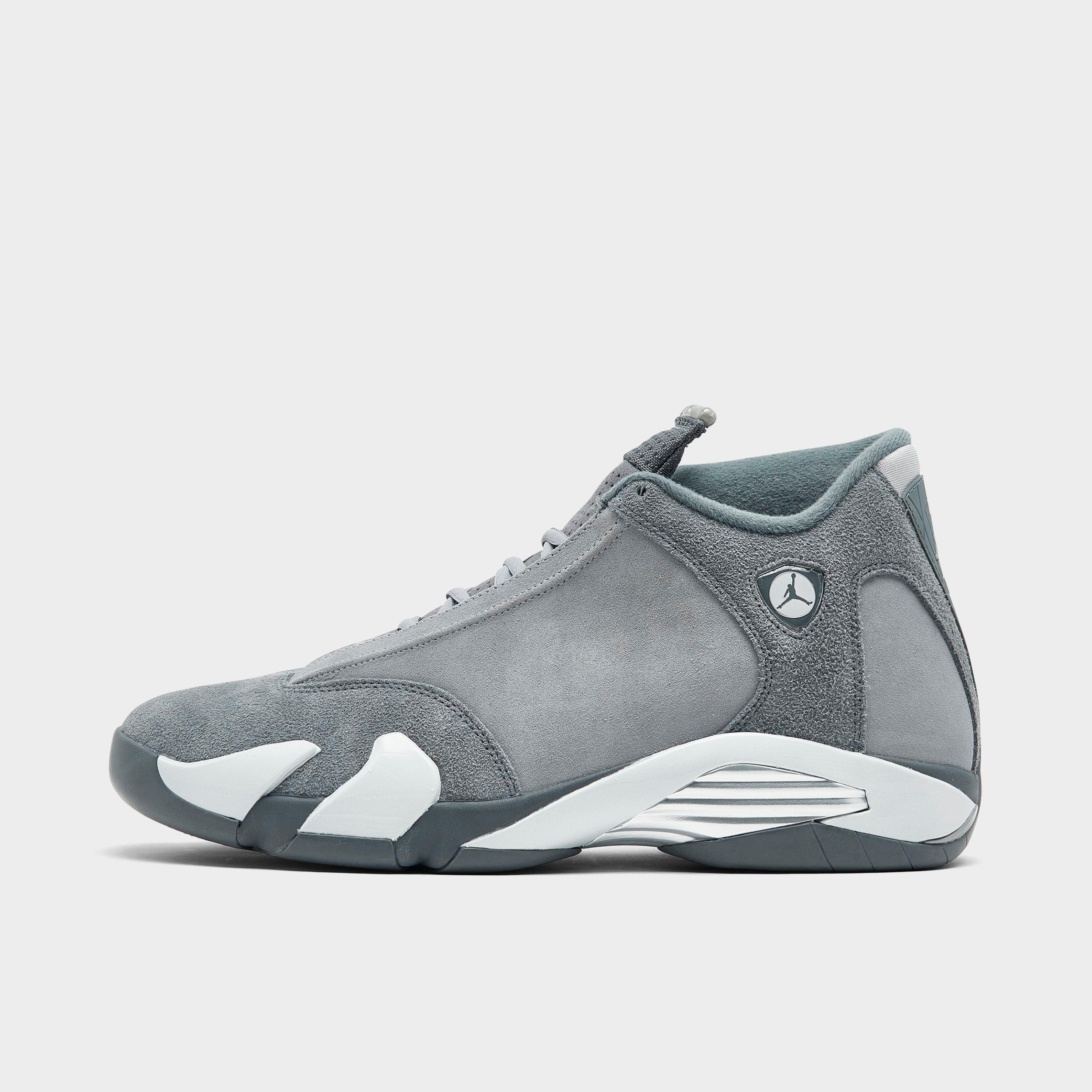 Jordan Air Retro 14 Basketball Shoes in Flint Grey/Stealth/White Size: 7.5