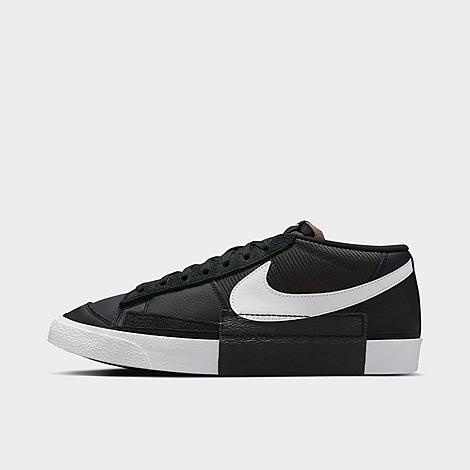 Shop Nike Men's Blazer Low Pro Club Casual Shoes In Black/anthracite/white