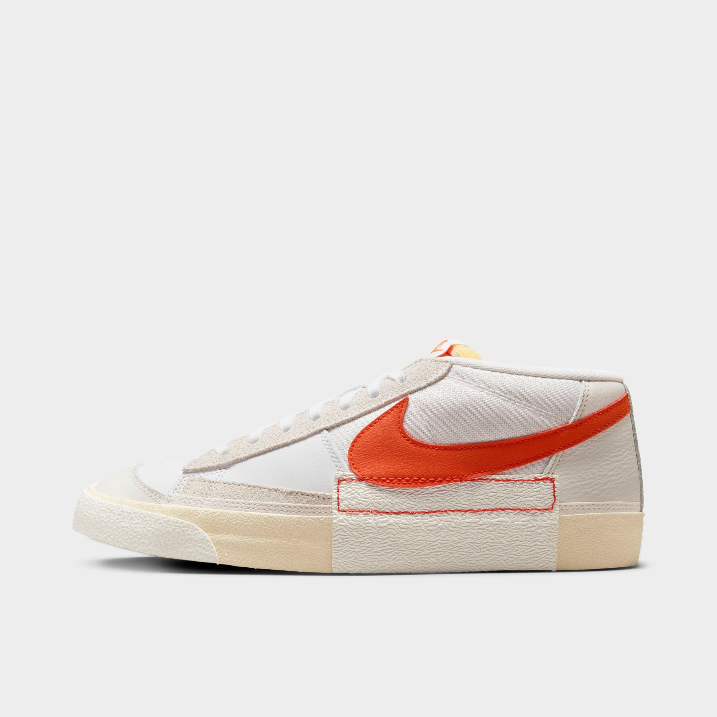 Shop Nike Men's Blazer Low Pro Club Casual Shoes In White/beach/summit White/cosmic Clay