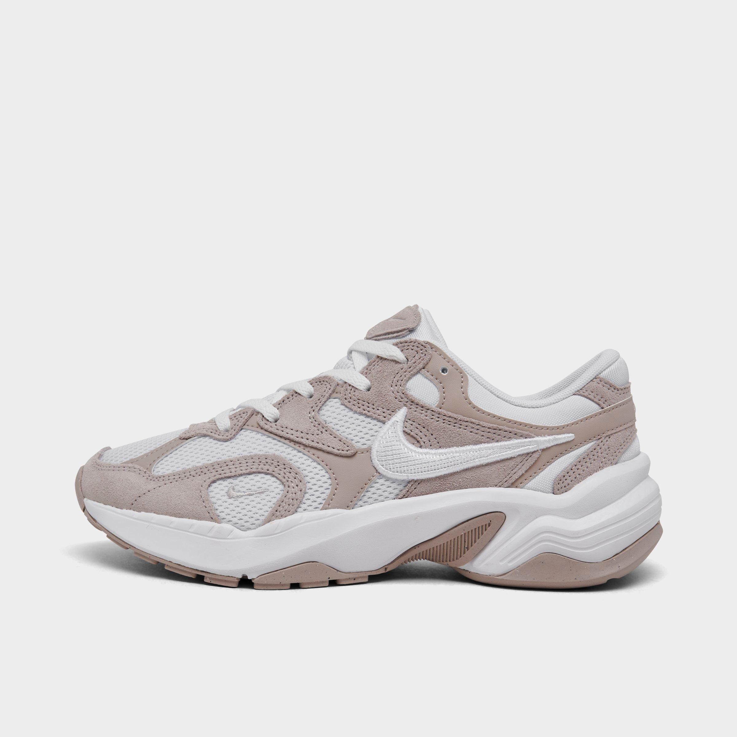 Nike Women's AL8 Running Shoes (RUNINSPO) in Platinum Violet/White/Metallic Silver Size: 5.0