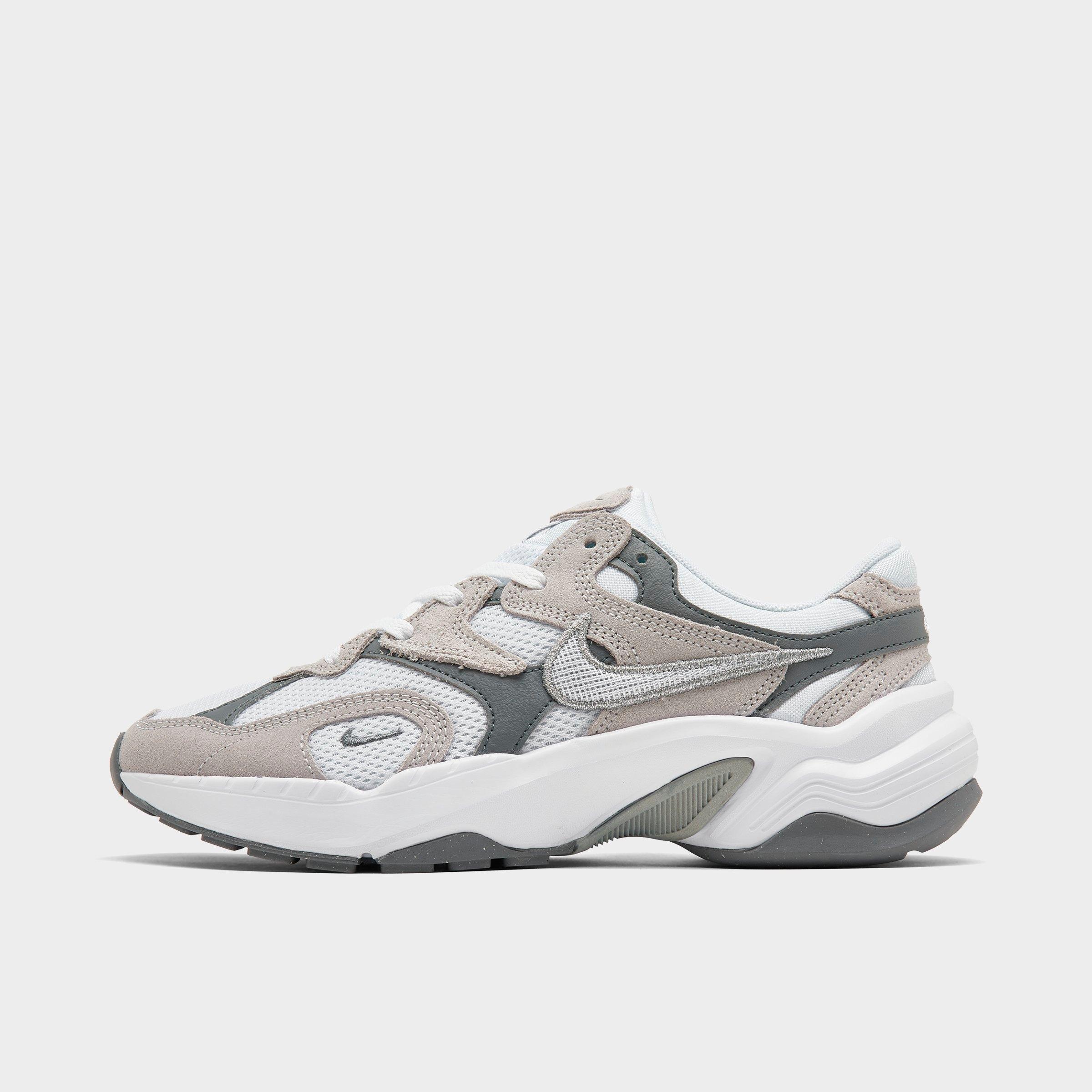 Nike Women's AL8 Running Shoes (RUNINSPO) in Grey/White Size 11.0 Leather/Suede