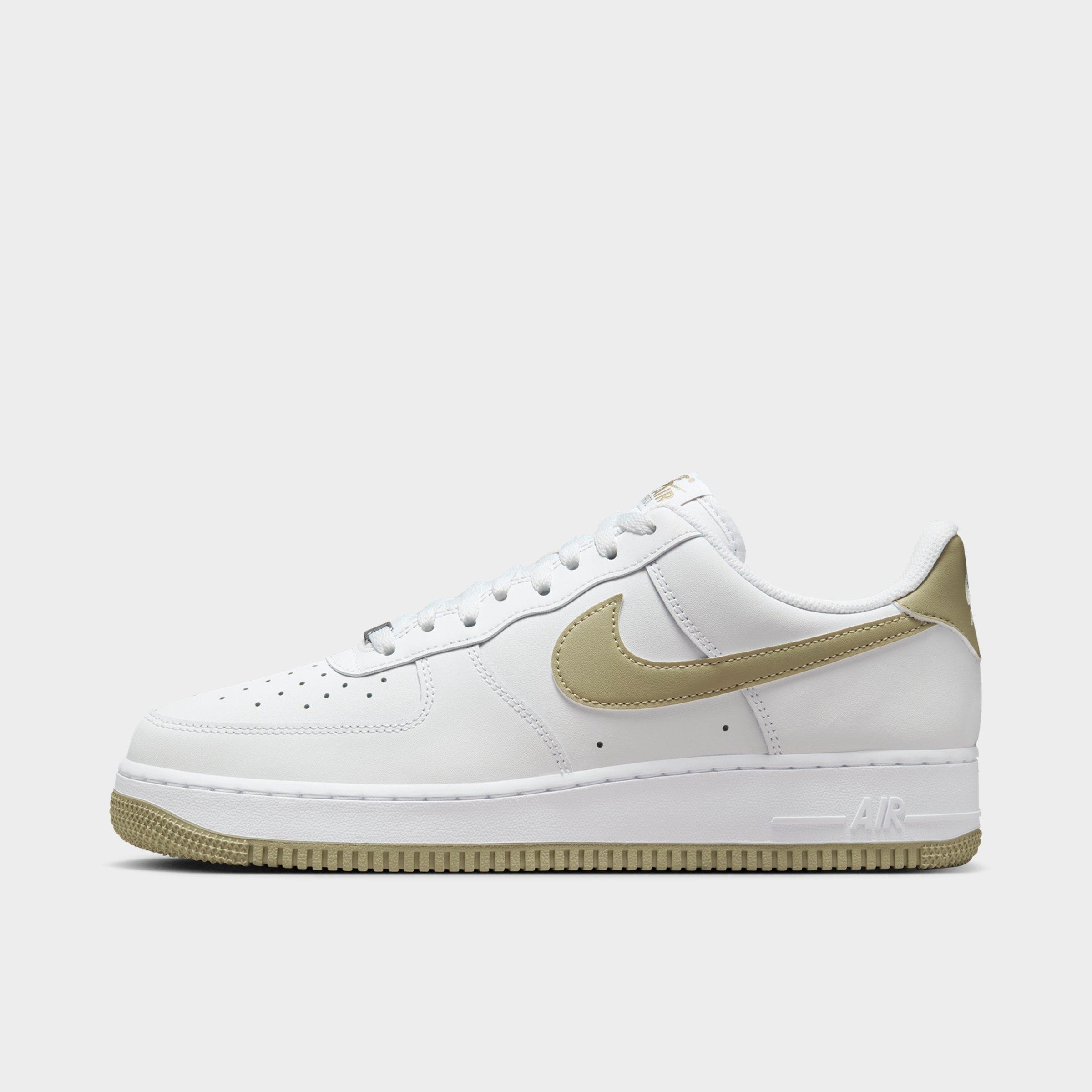 Nike Men's Air Force 1 '07 Casual Shoes In White/neutral Olive