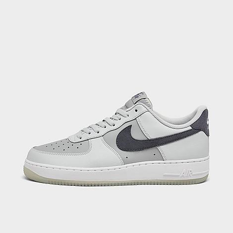 Nike Grey Air Force 1 '07 Lv8 Trainers In Pure Platinum/light Carbon/wolf Grey