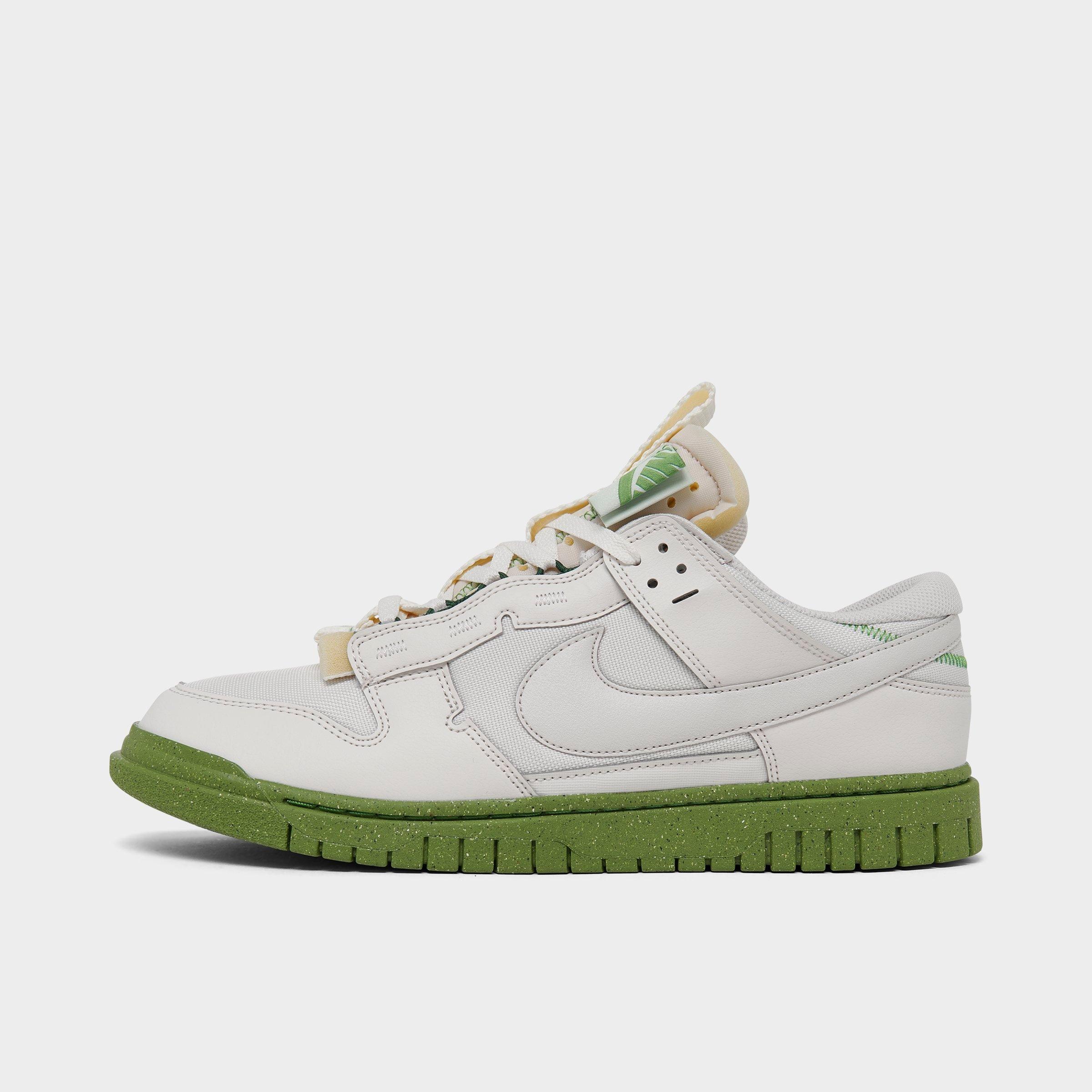 Shop Nike Men's Air Dunk Low Jumbo Casual Shoes In Phantom/phantom/chlorophyll/earth