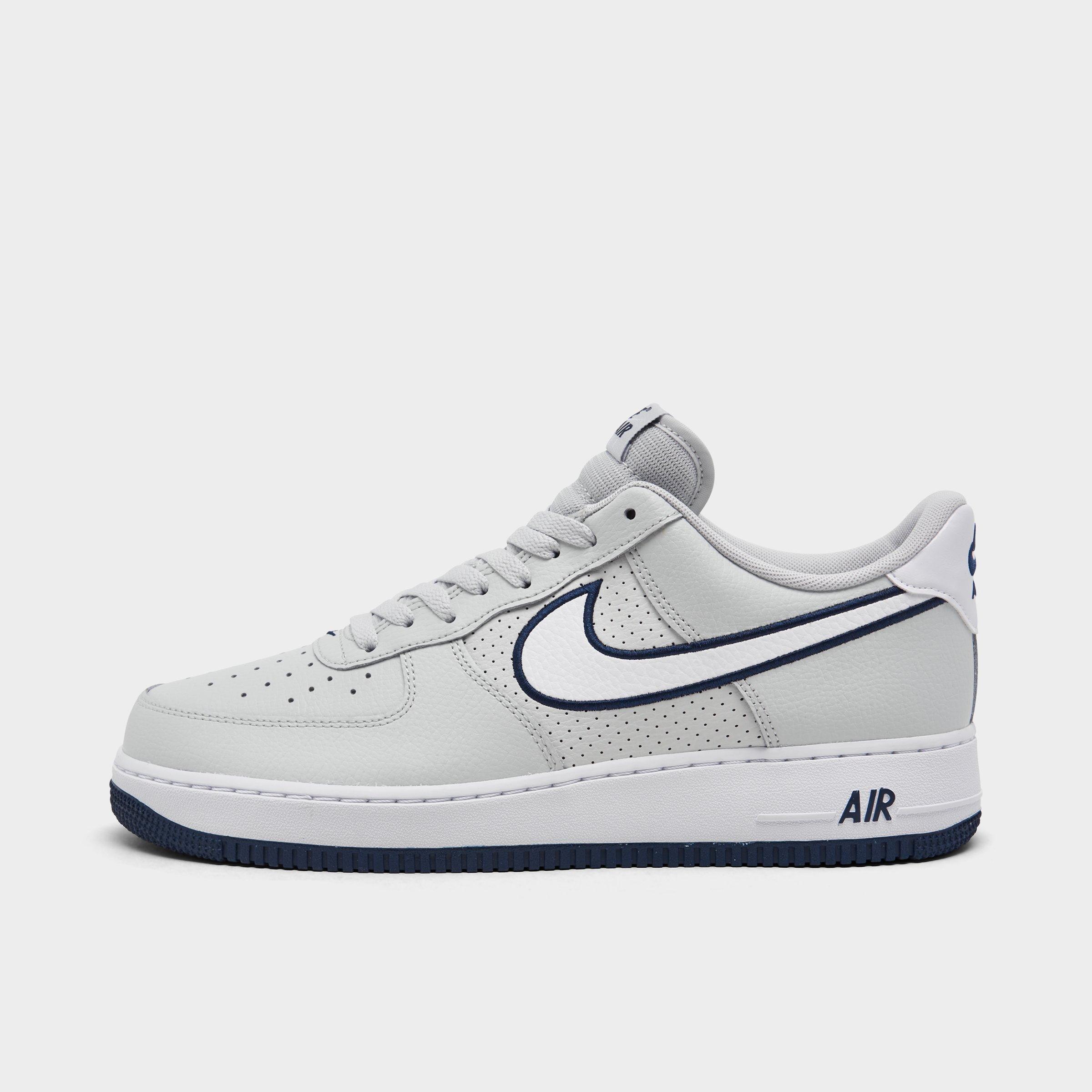 Nike Men's Air Force 1 Low Casual Shoes In Photon Dust/black/white