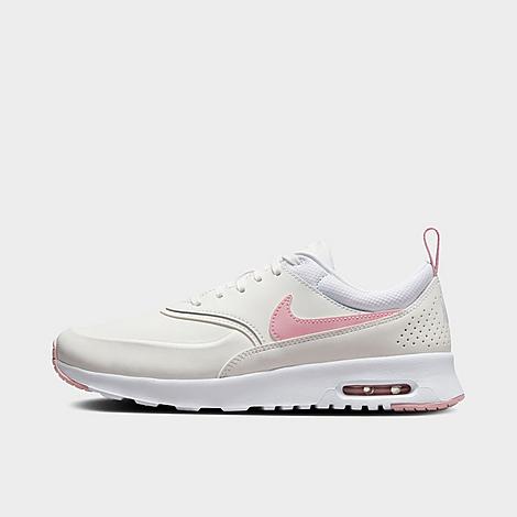 Shop Nike Women's Air Max Thea Premium Casual Shoes In White/pearl Pink/medium Soft Pink