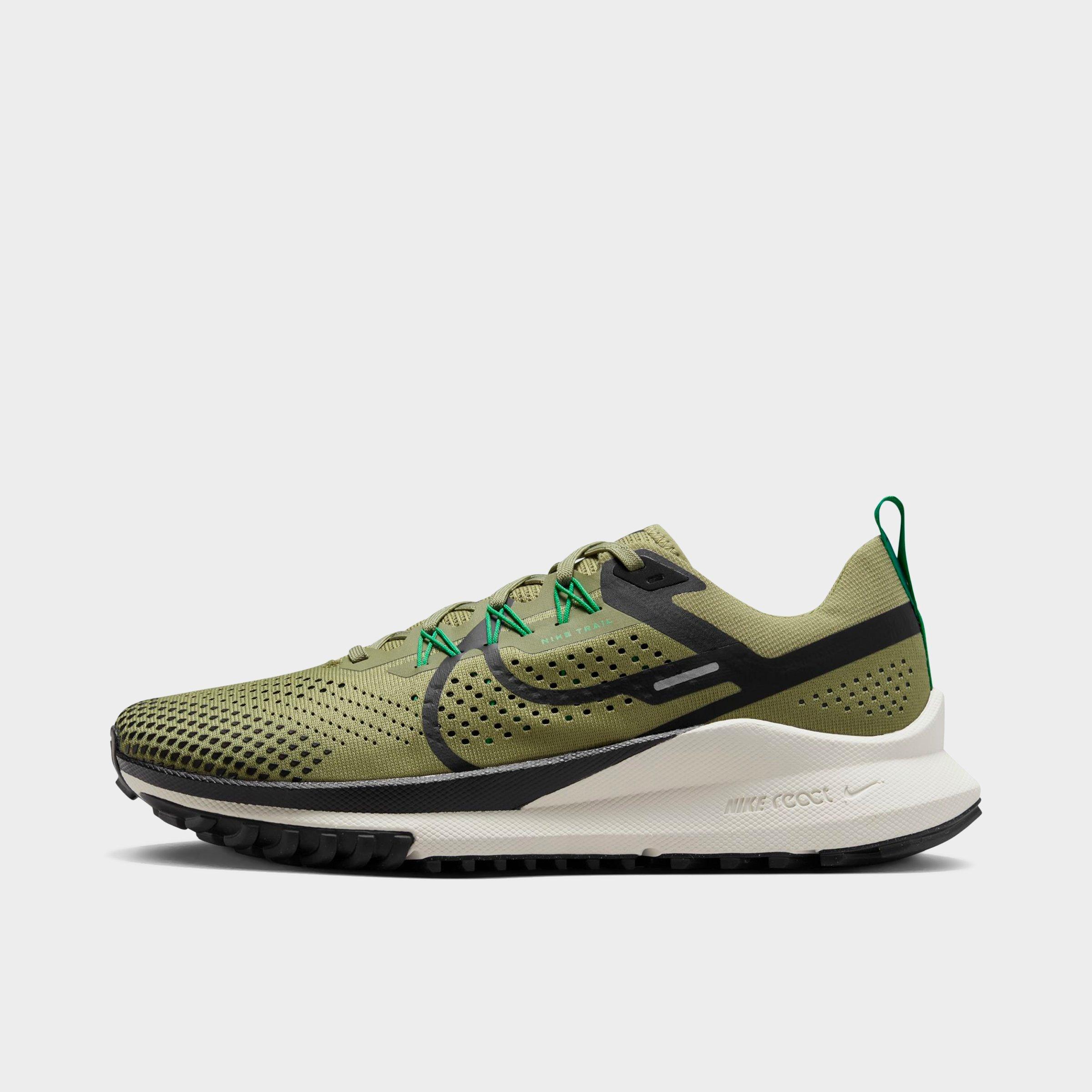 Shop Nike Men's Pegasus Trail 4 Running Shoes In Neutral Olive/stadium Green/phantom/light Bone