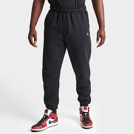 Nike Jordan Men's Essentials Jumpman Fleece Sweatpants In Black/white