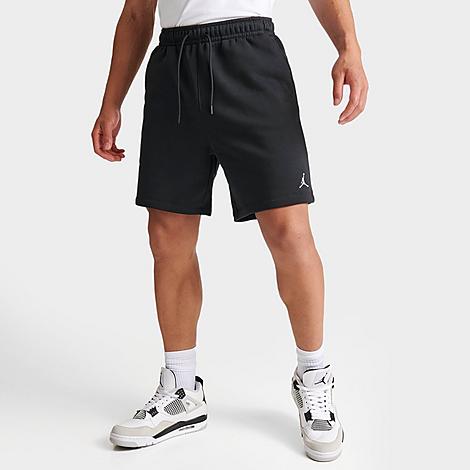Nike Jordan Men's Essentials Fleece Shorts In Black/white