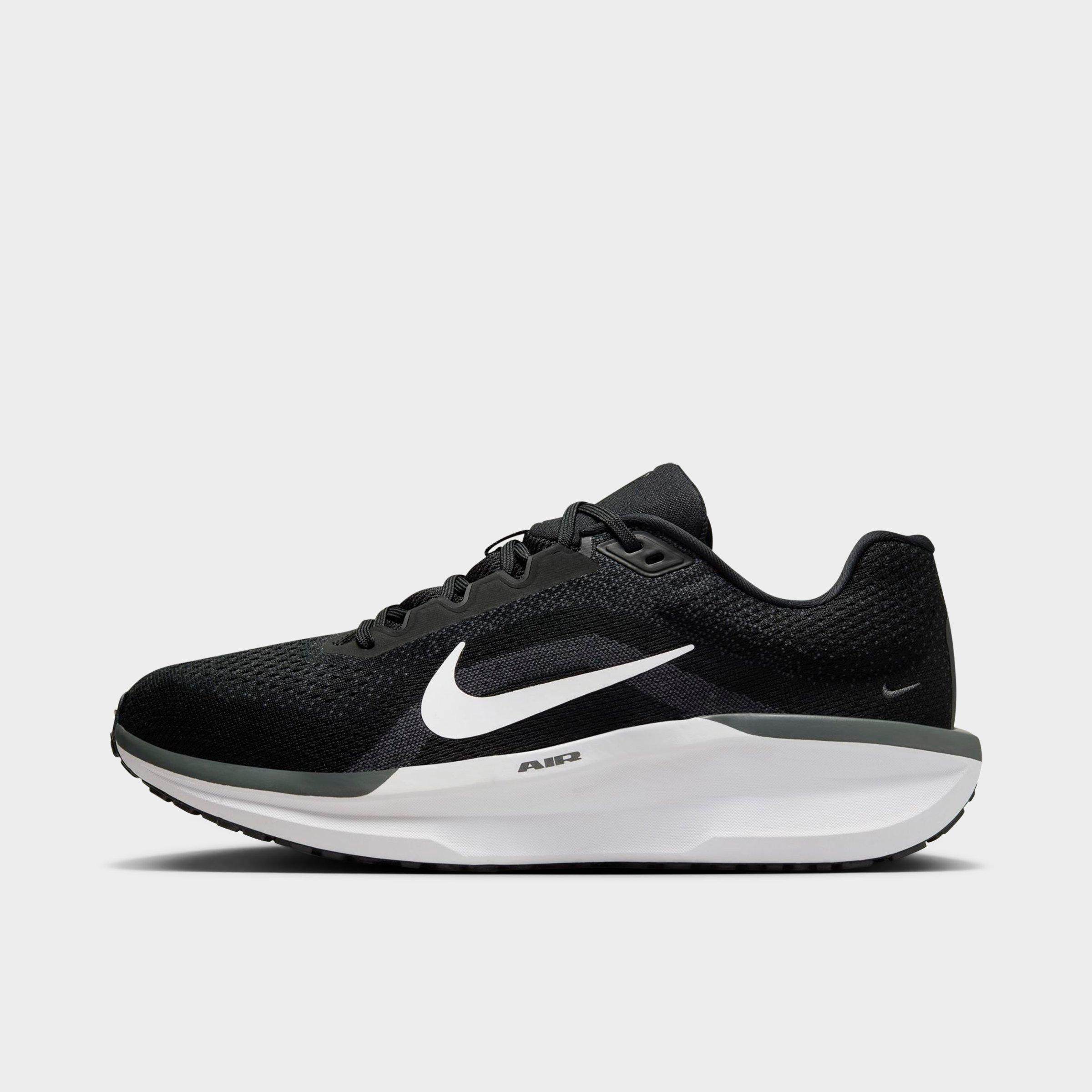 Shop Nike Men's Winflo 11 Running Shoes In Black/anthracite/cool Grey/white