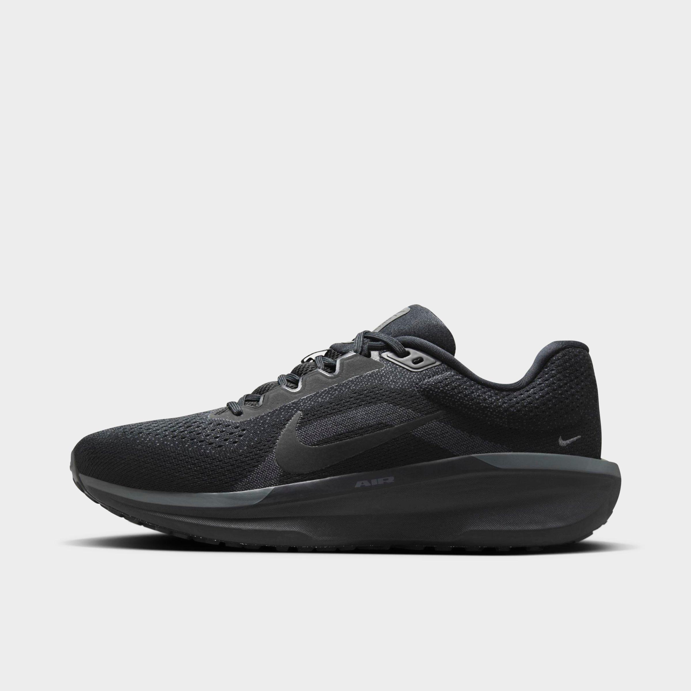 Nike Men's Winflo 11 Road Running Shoes In Black/anthracite