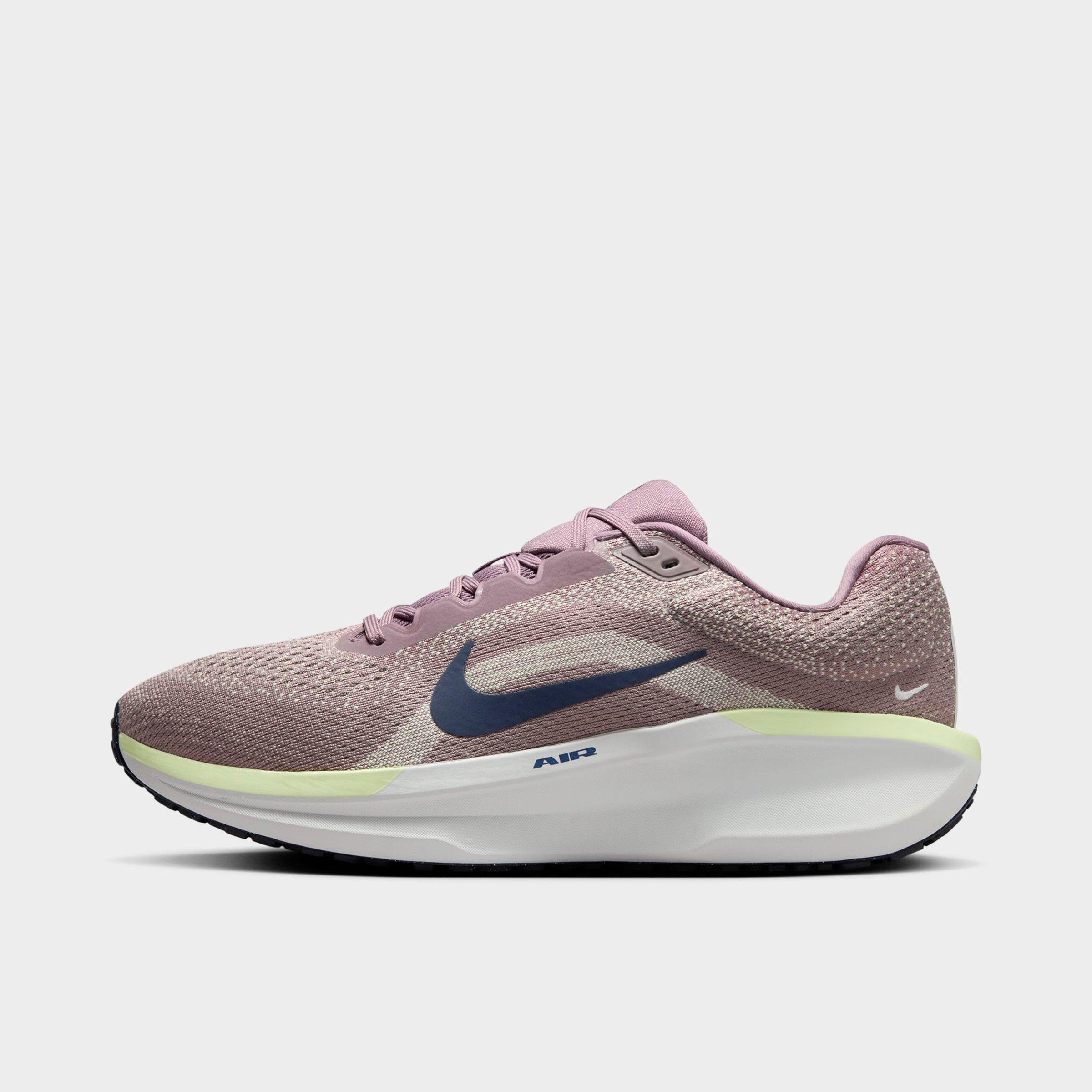 Nike Men's Winflo 11 Running Shoes in Taupe Grey/Vast Grey/Barely Volt Size: 7.0