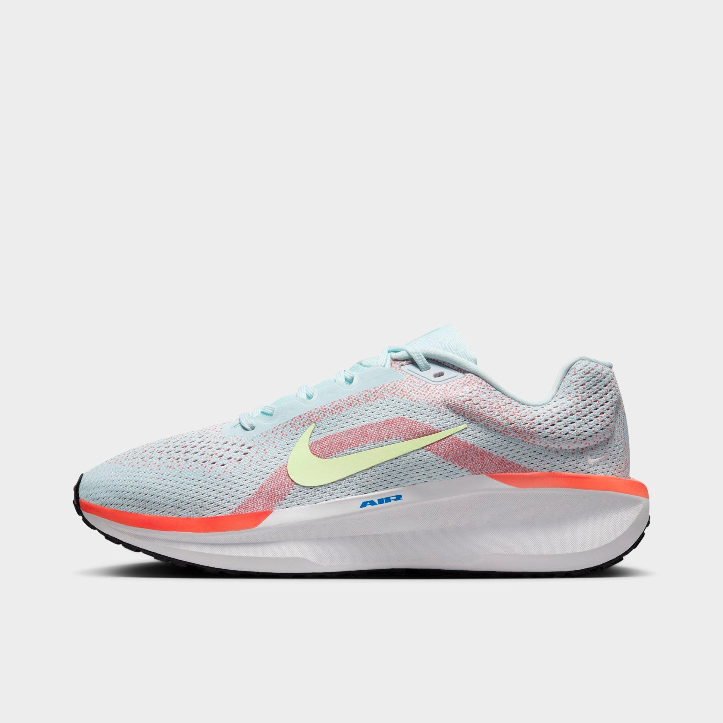 Nike Men's Winflo 11 Running Shoes in Glacier Blue/Bright Crimson/Sail Size: 6.0