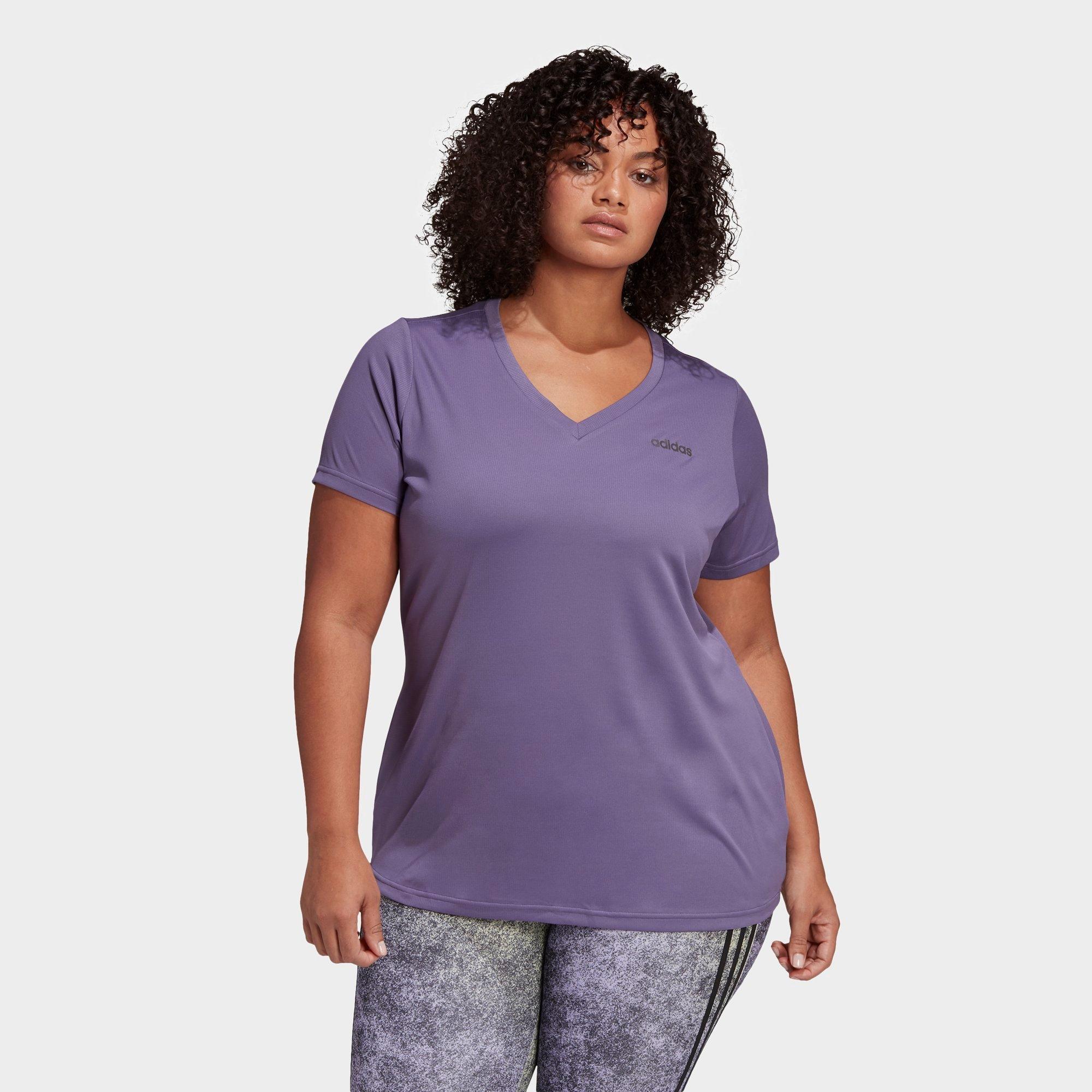 adidas women's plus size shirts