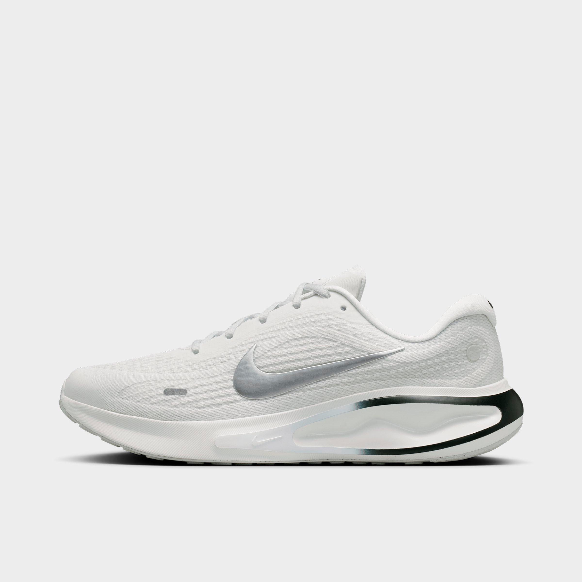 Nike Men's Journey Run Running Shoes in Summit White/Black/White Size: 11.0